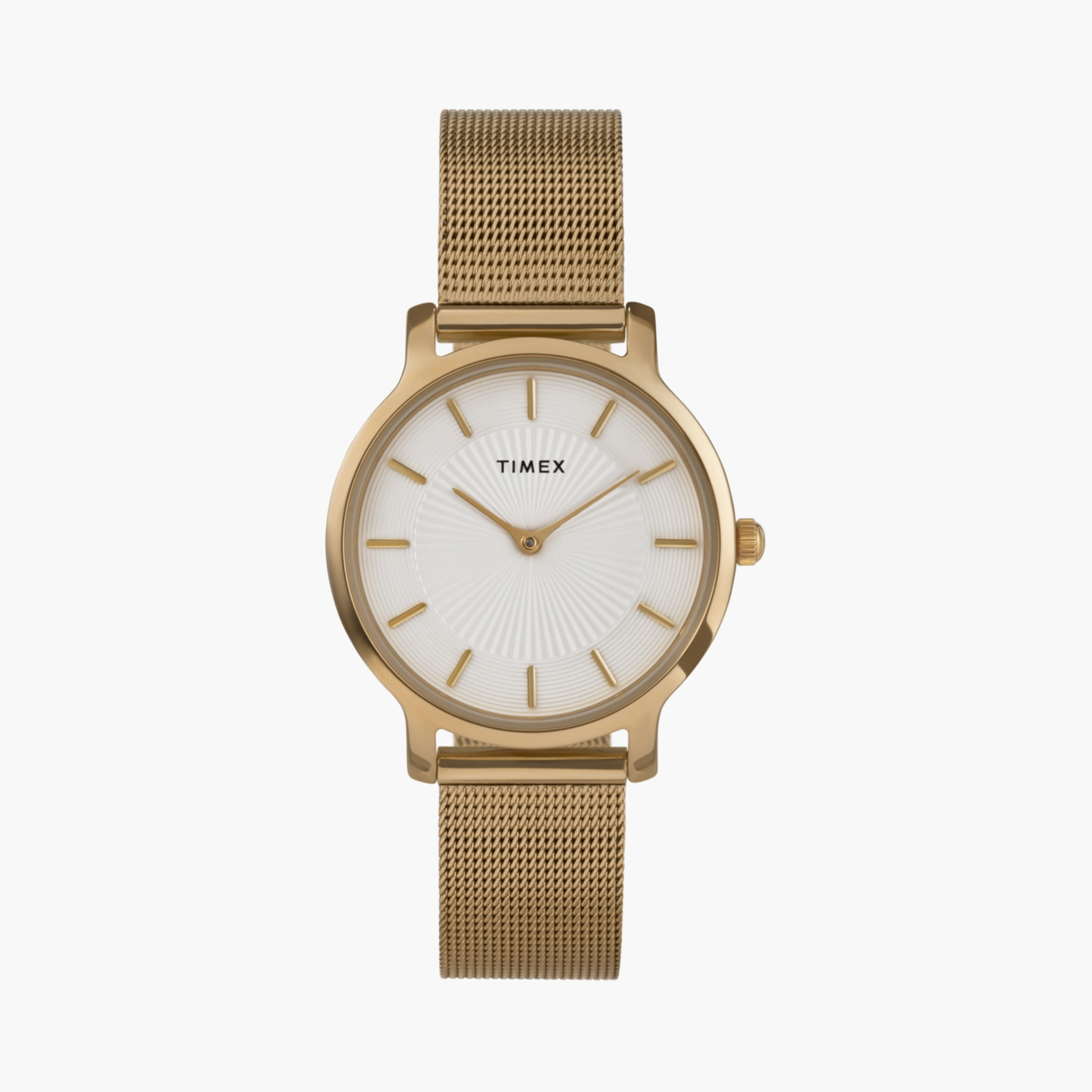 Timex Women's 34 MM Silver Analog Stainless Steel Watch | TW2Y10100-women-watchesandjewellery-watches-image-1