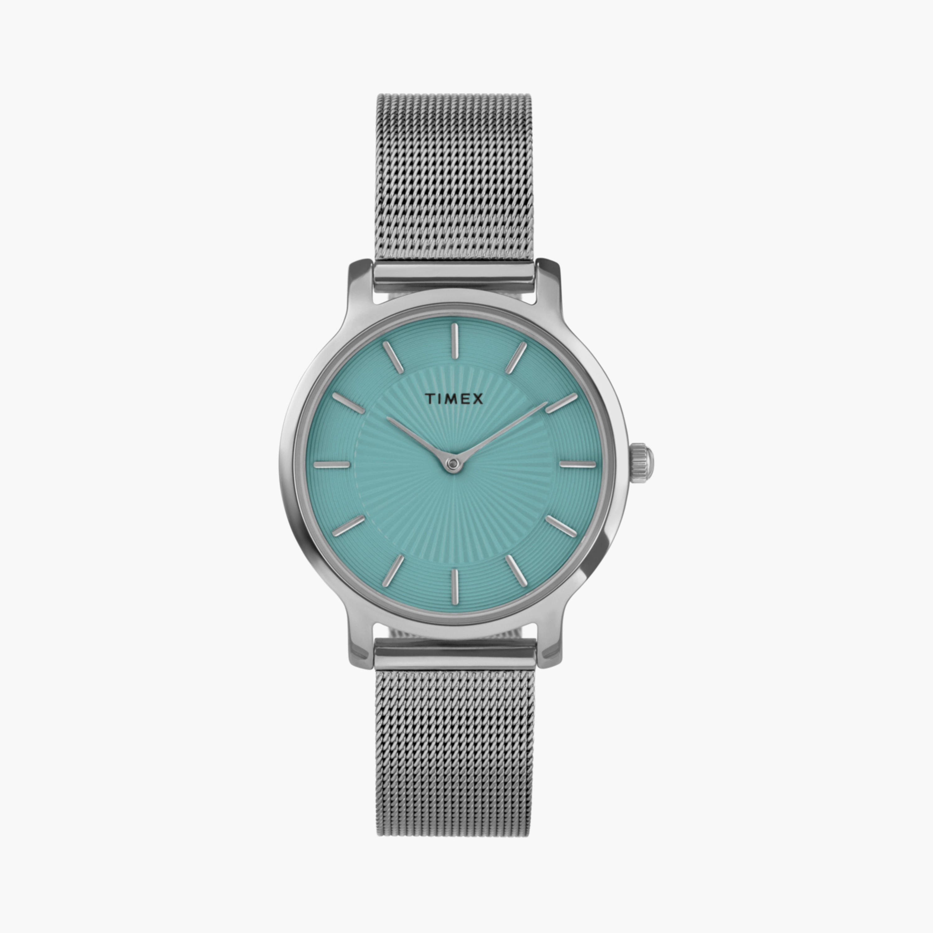 تايمكس ساعة يد نسائية 34 مم فضية أنالوج ستانلس ستيل | TW2Y10100-women-watchesandjewellery-watches-image-1