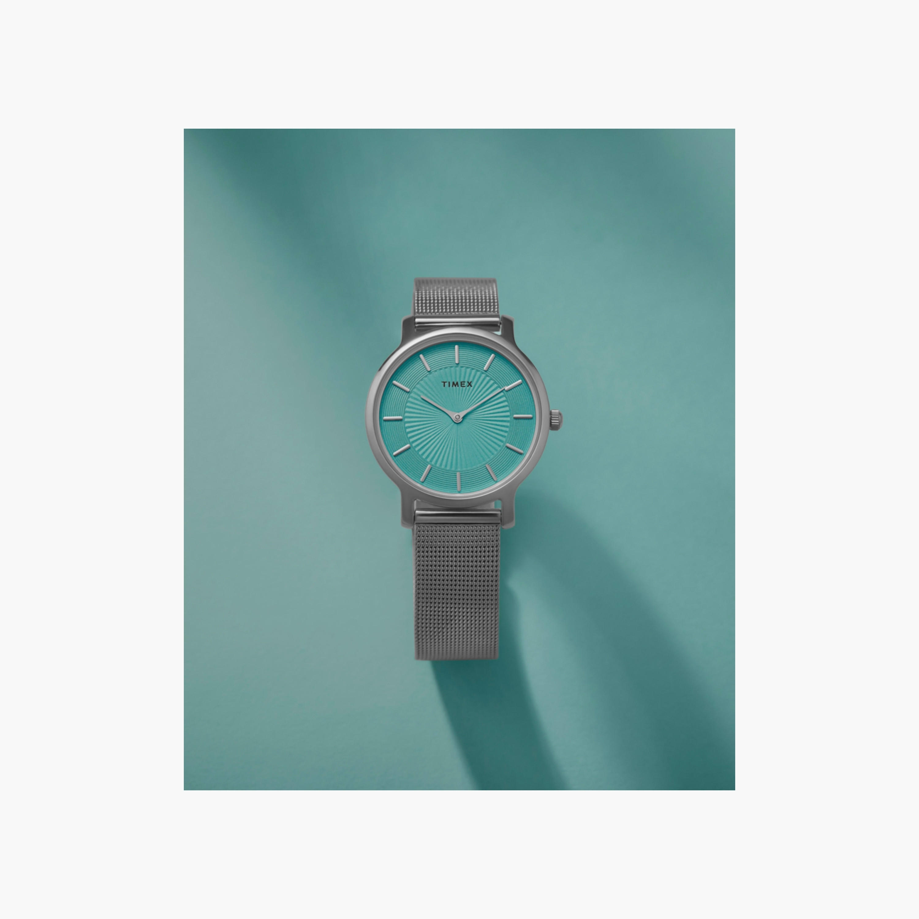 تايمكس ساعة يد نسائية 34 مم فضية أنالوج ستانلس ستيل | TW2Y10100-women-watchesandjewellery-watches-image-6