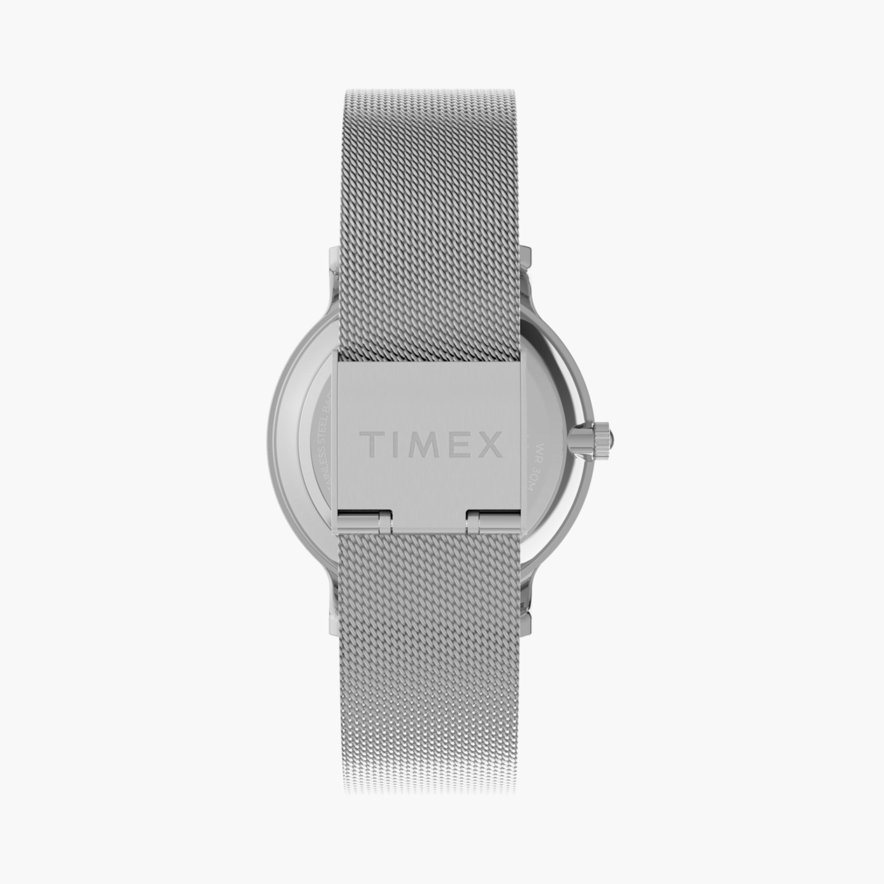 Timex Women's 34 MM Silver Analog Stainless Steel Watch | TW2Y10100-women-watchesandjewellery-watches-image-3