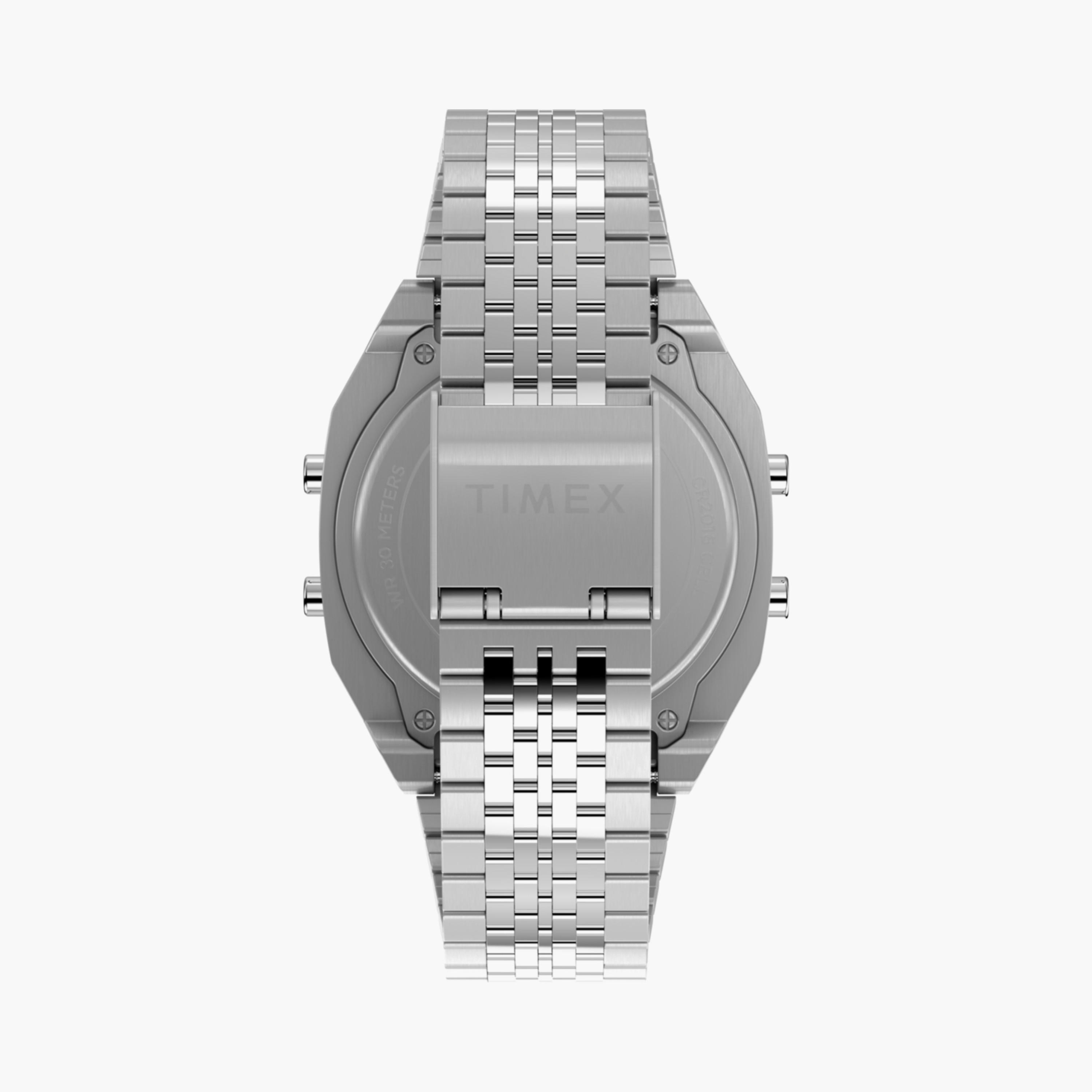 Timex 36 MM Silver Digital Stainless Steel Watch | TW2V74200-men-watchesandjewellery-watches-image-3