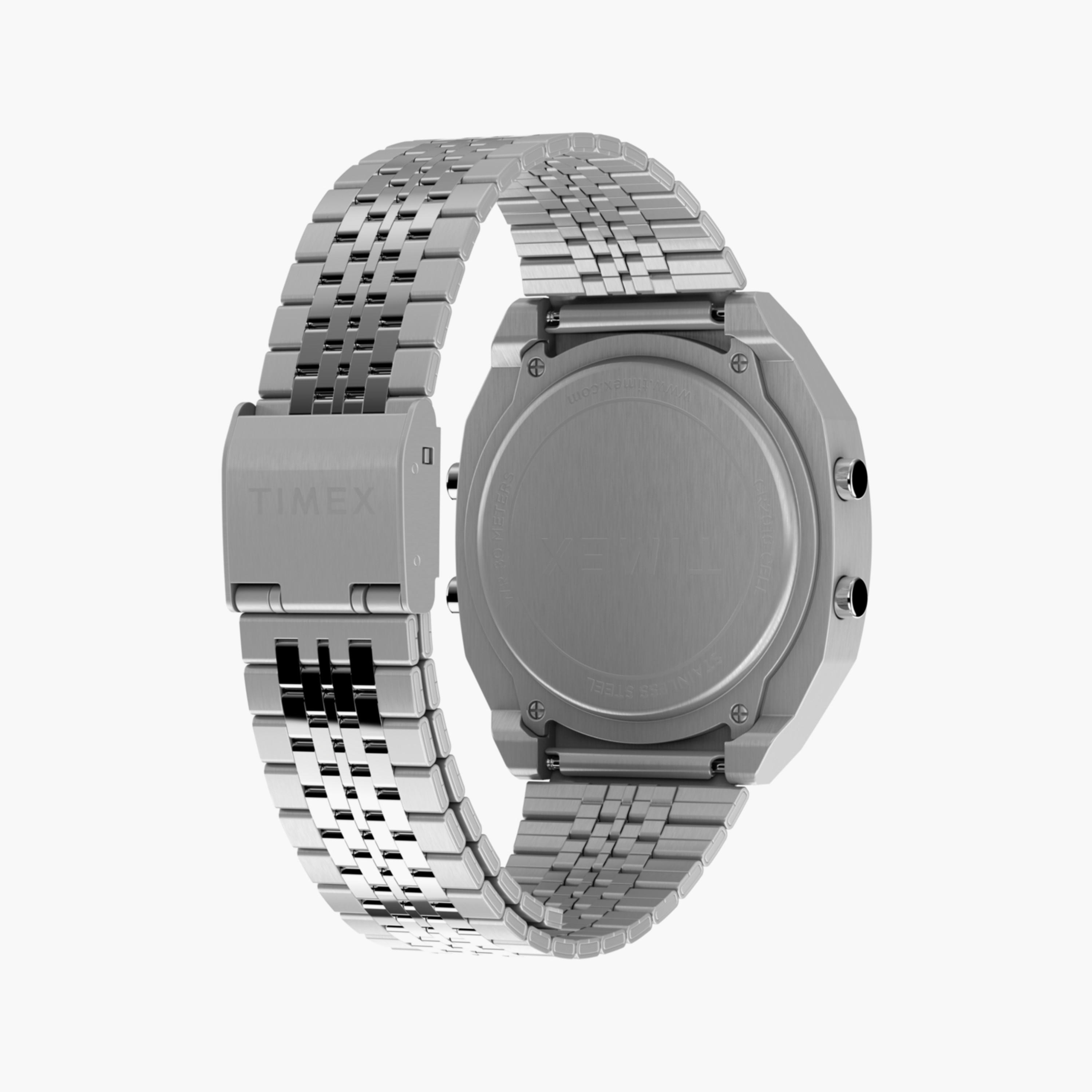 Timex 36 MM Silver Digital Stainless Steel Watch | TW2V74200-men-watchesandjewellery-watches-image-4