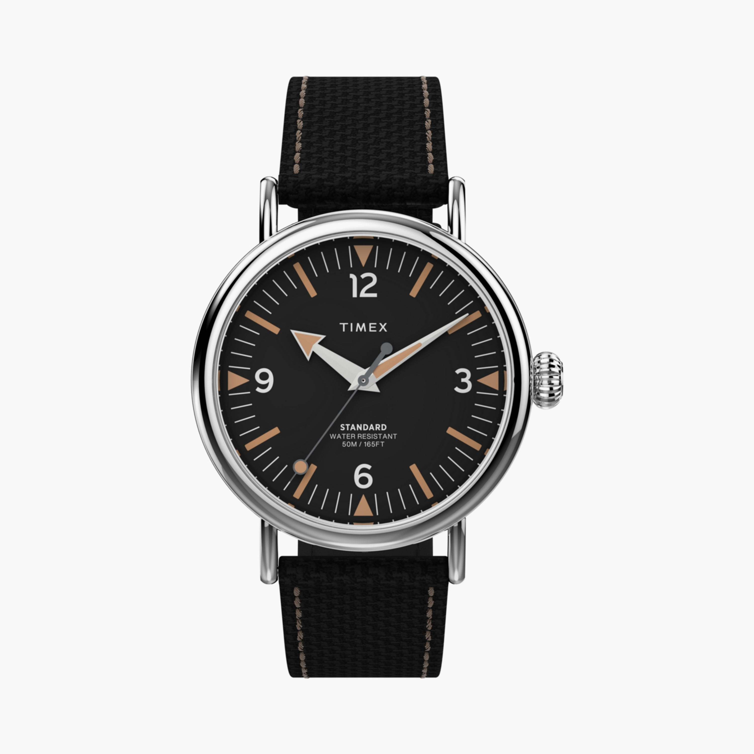 Timex Men's 40 MM Black Analog Fabric Watch | TW2V44000-men-watchesandjewellery-watches-image-1