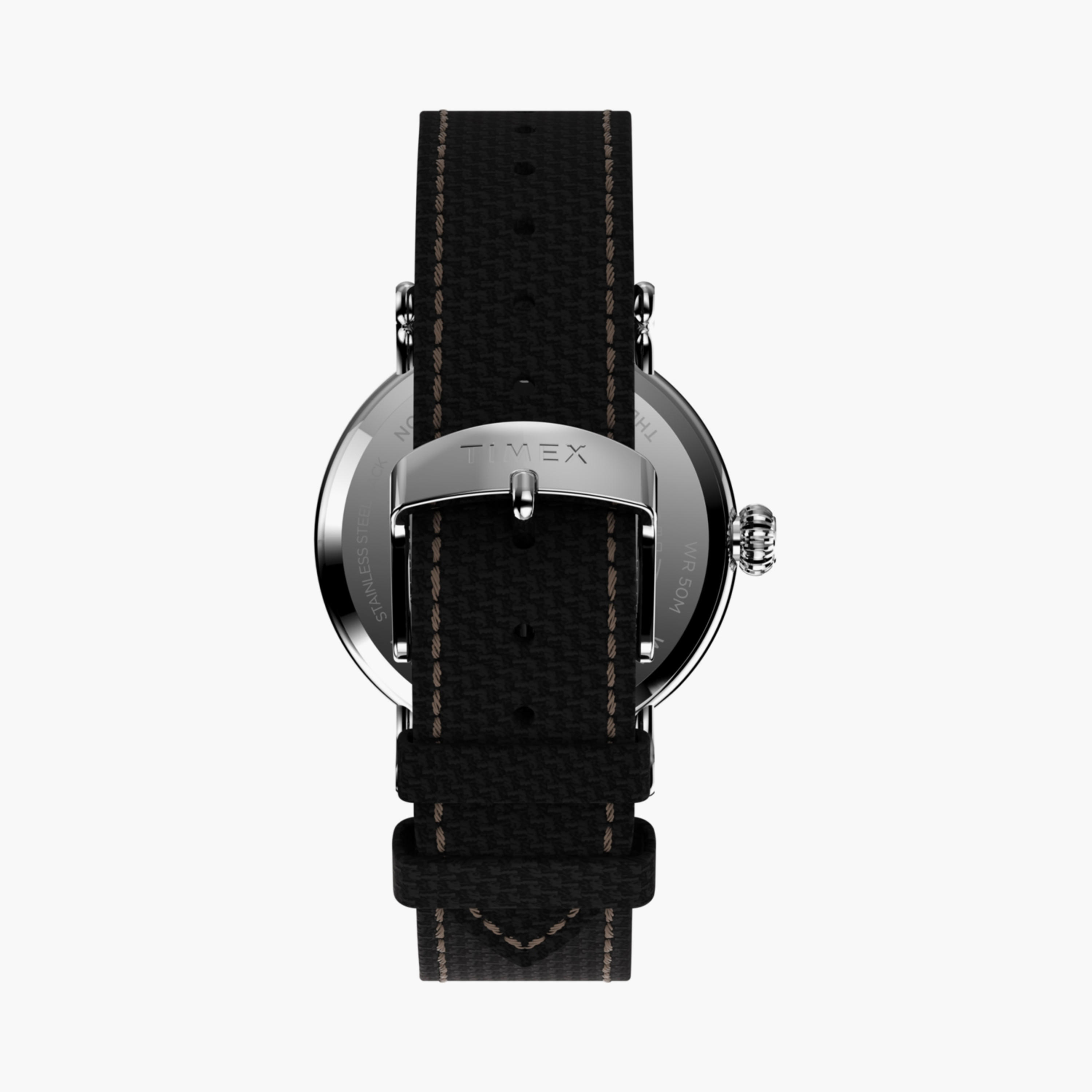 Timex Men's 40 MM Black Analog Fabric Watch | TW2V44000-men-watchesandjewellery-watches-image-3