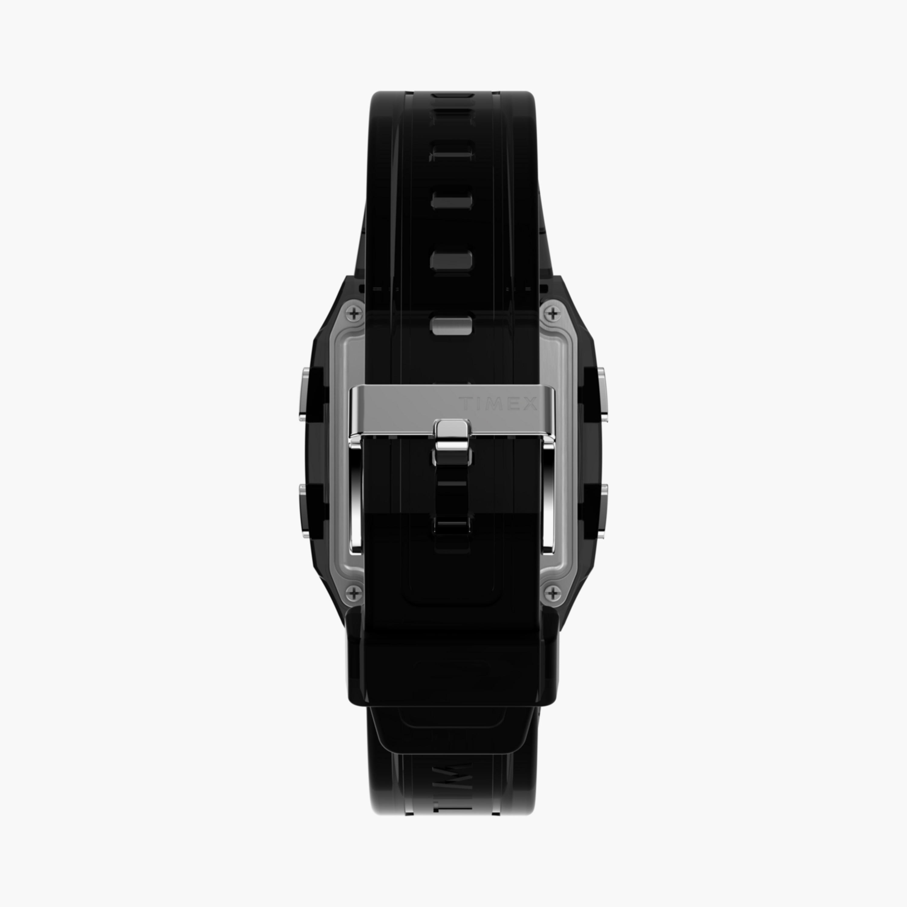 تايمكس ساعة يد 35 مم سوداء رقمية سيليكون | TW2W45000-men-watchesandjewellery-watches-image-3
