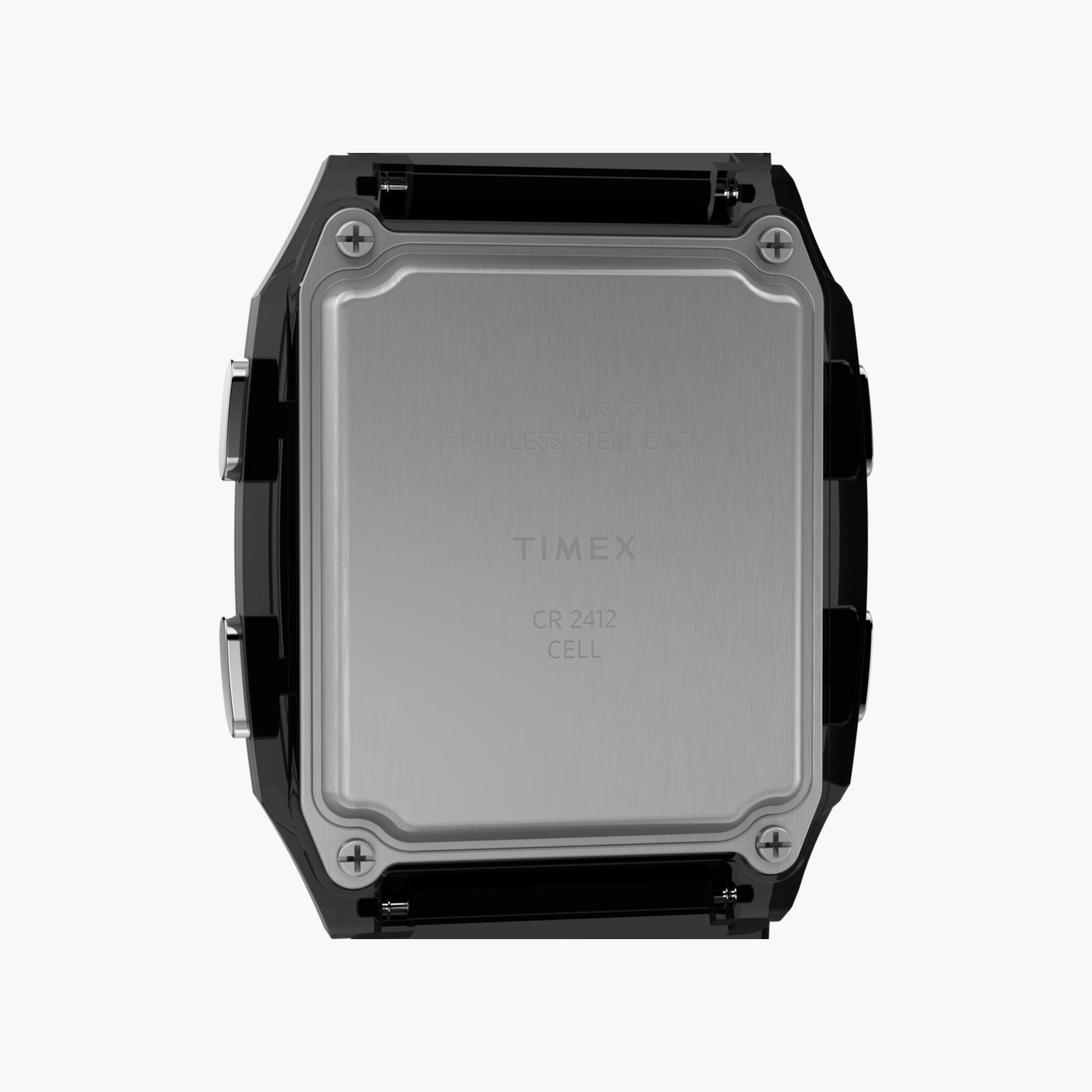 تايمكس ساعة يد 35 مم سوداء رقمية سيليكون | TW2W45000-men-watchesandjewellery-watches-image-5