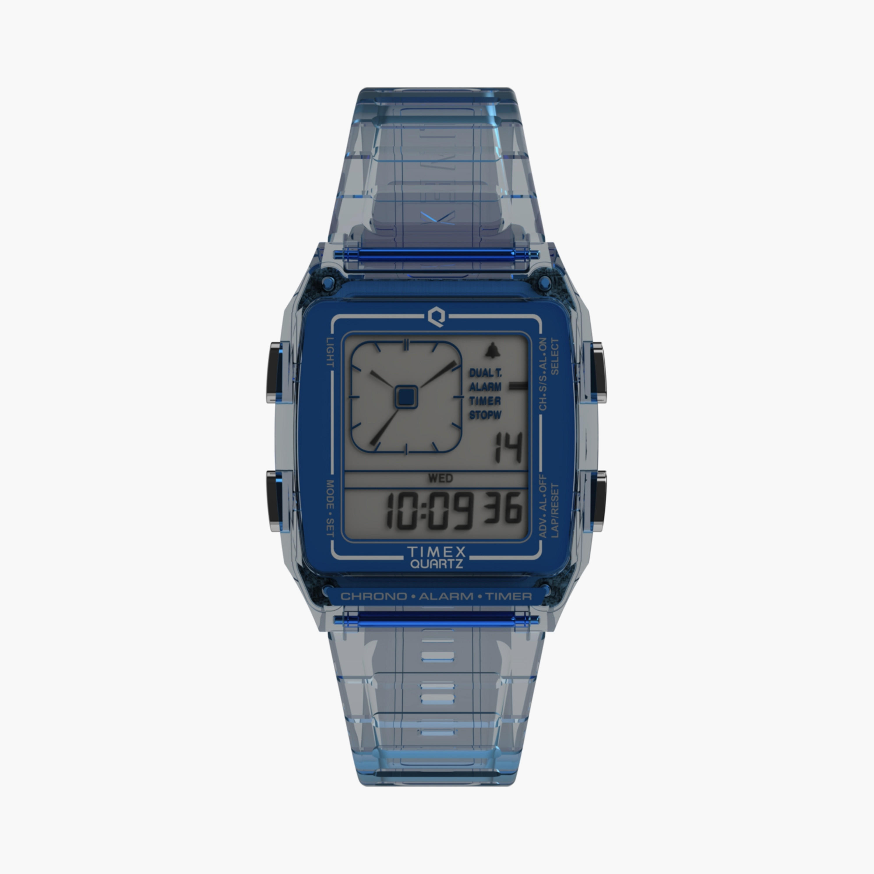 تايمكس ساعة يد 35 مم سوداء رقمية سيليكون | TW2W45000-men-watchesandjewellery-watches-image-8