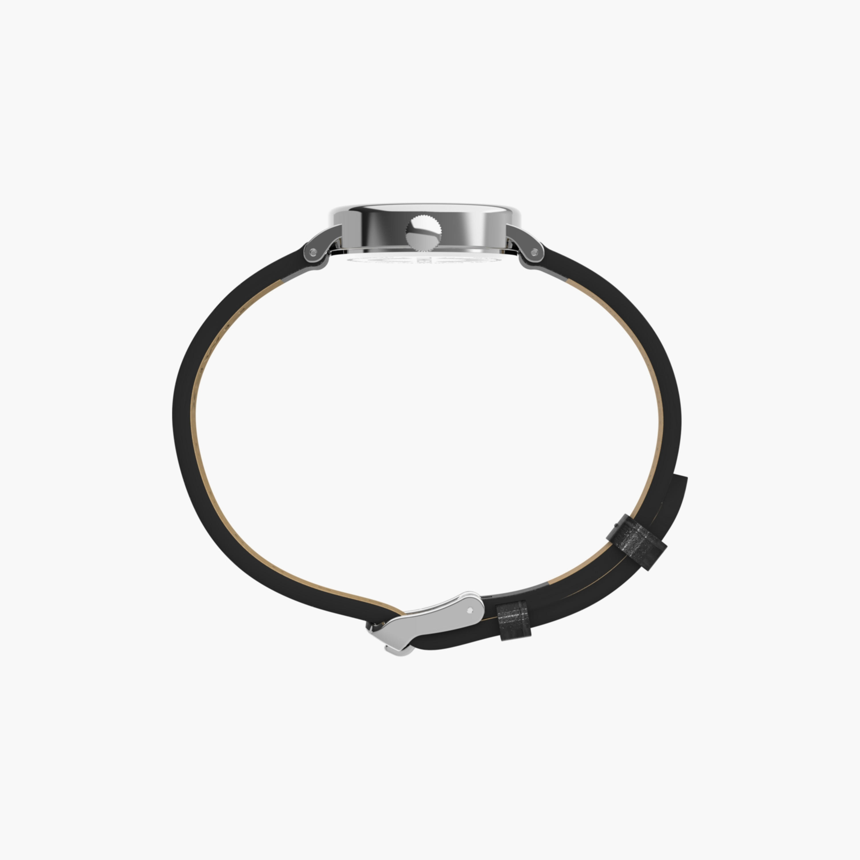 Timex Women's 19 MM Black Analog Leather Watch | TW2W78400-women-watchesandjewellery-watches-image-2