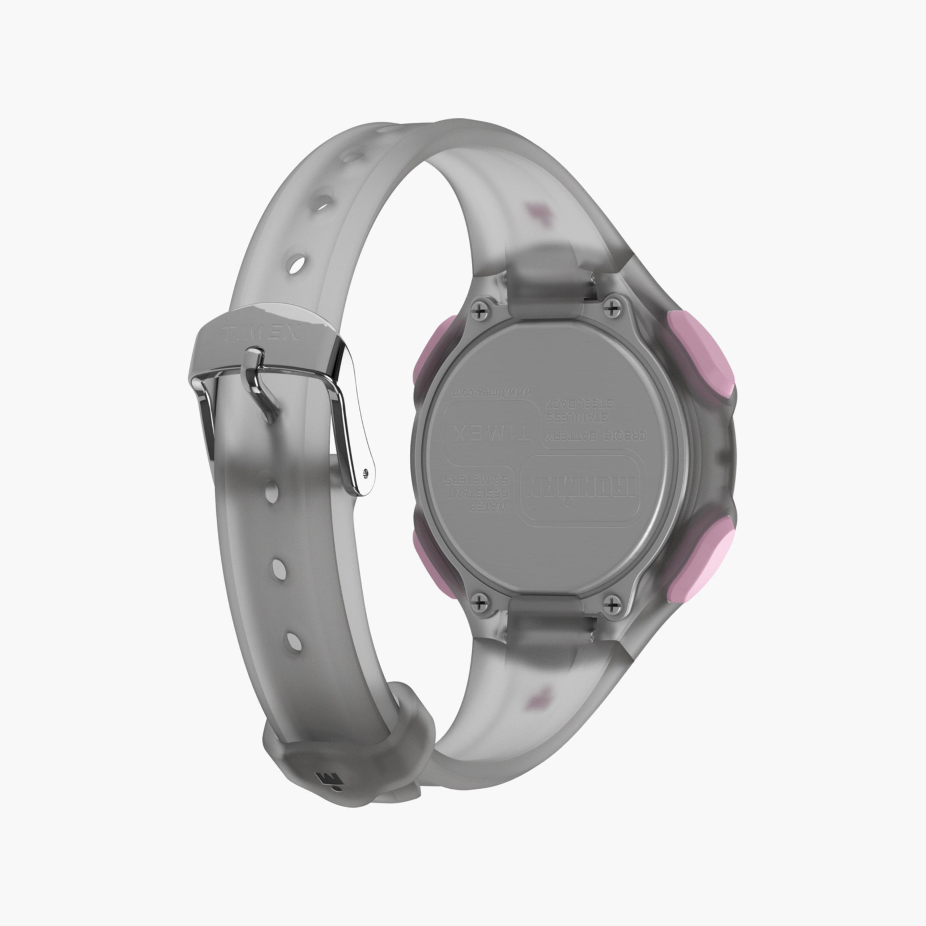 تايمكس ساعة يد نسائية 34 مم رمادية رقمية سيليكون | TW5M65700-women-watchesandjewellery-watches-image-4