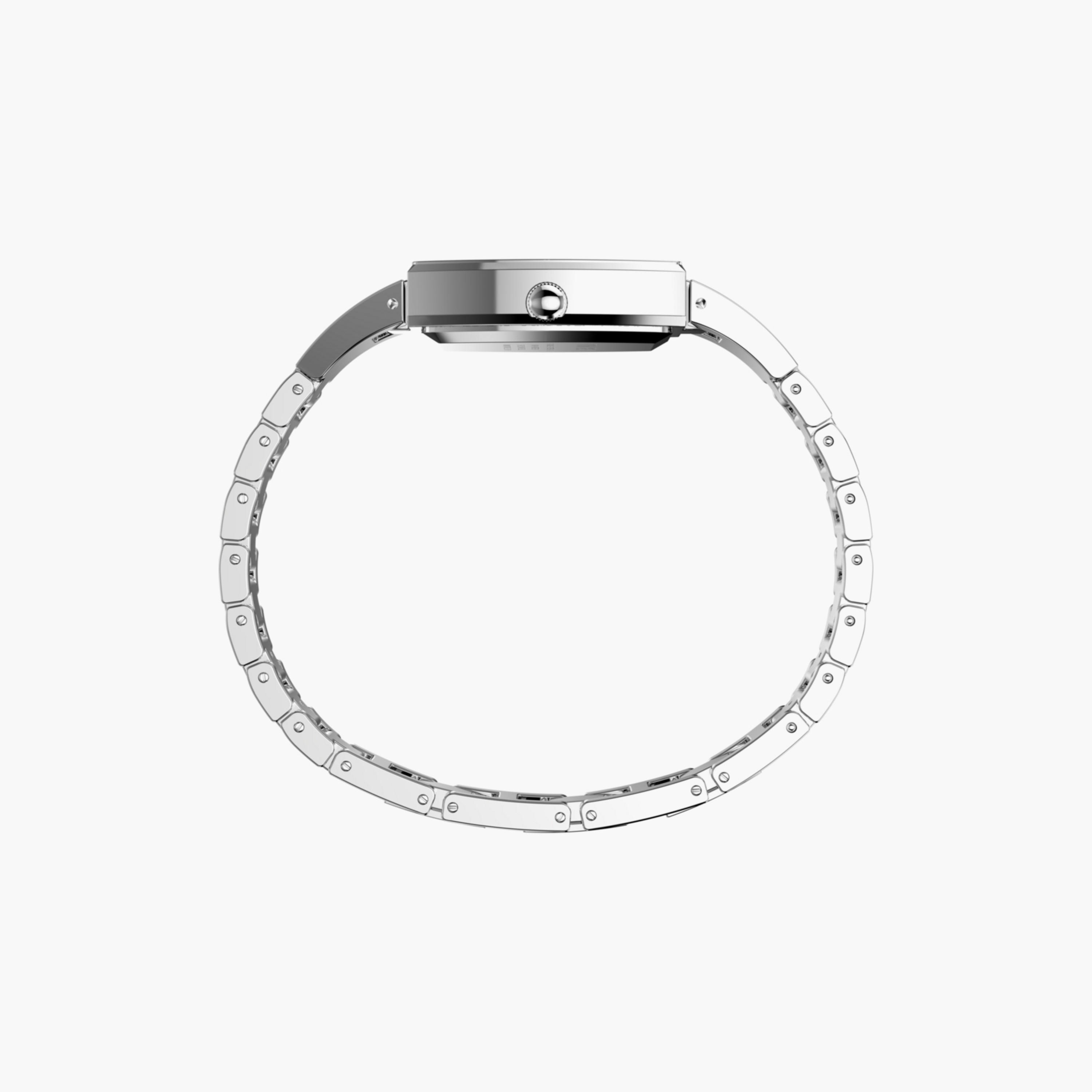 تايمكس ساعة يد نسائية 22 مم فضية أنالوج ستانلس ستيل | TW2W95600-women-watchesandjewellery-watches-image-2
