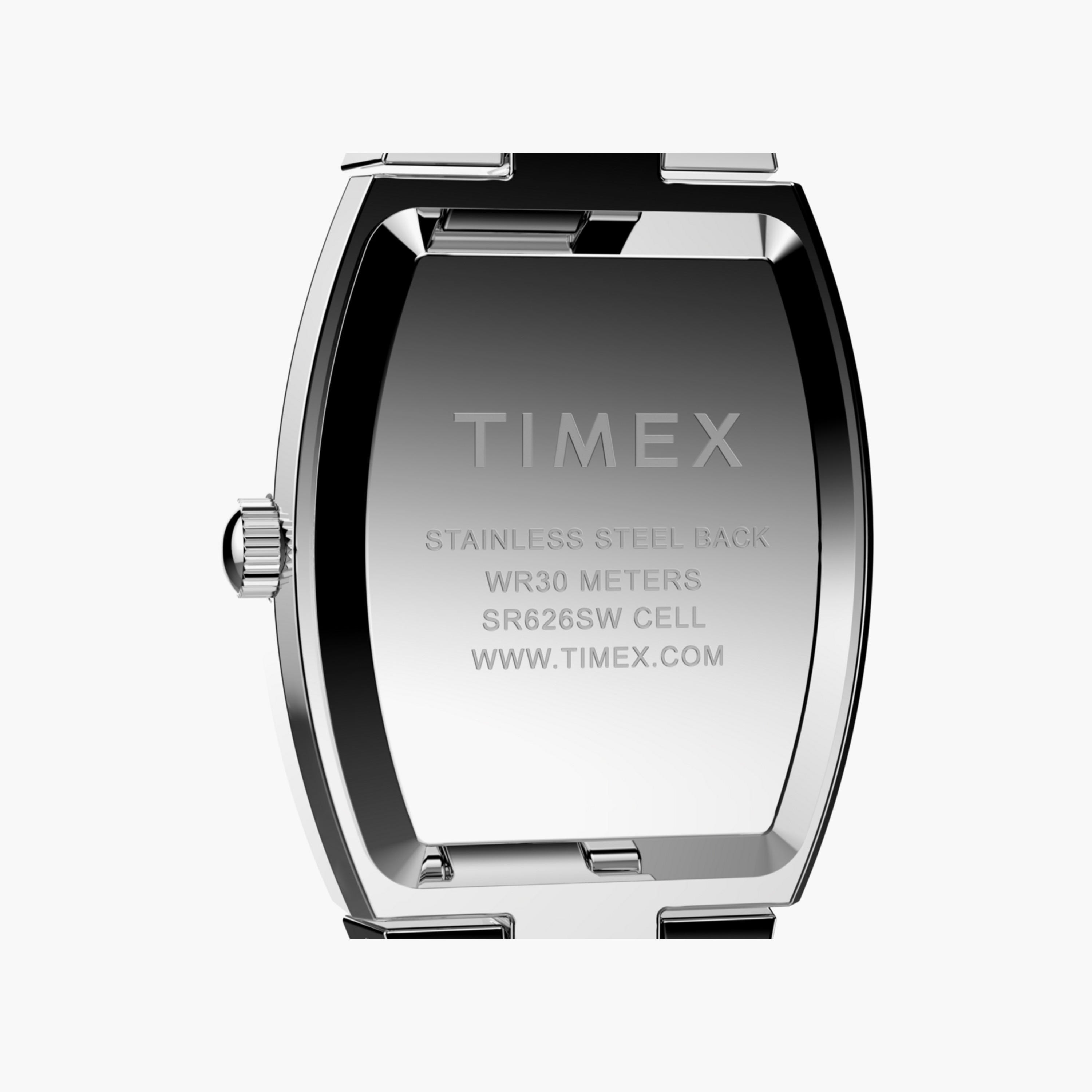 تايمكس ساعة يد نسائية 22 مم فضية أنالوج ستانلس ستيل | TW2W95600-women-watchesandjewellery-watches-image-5