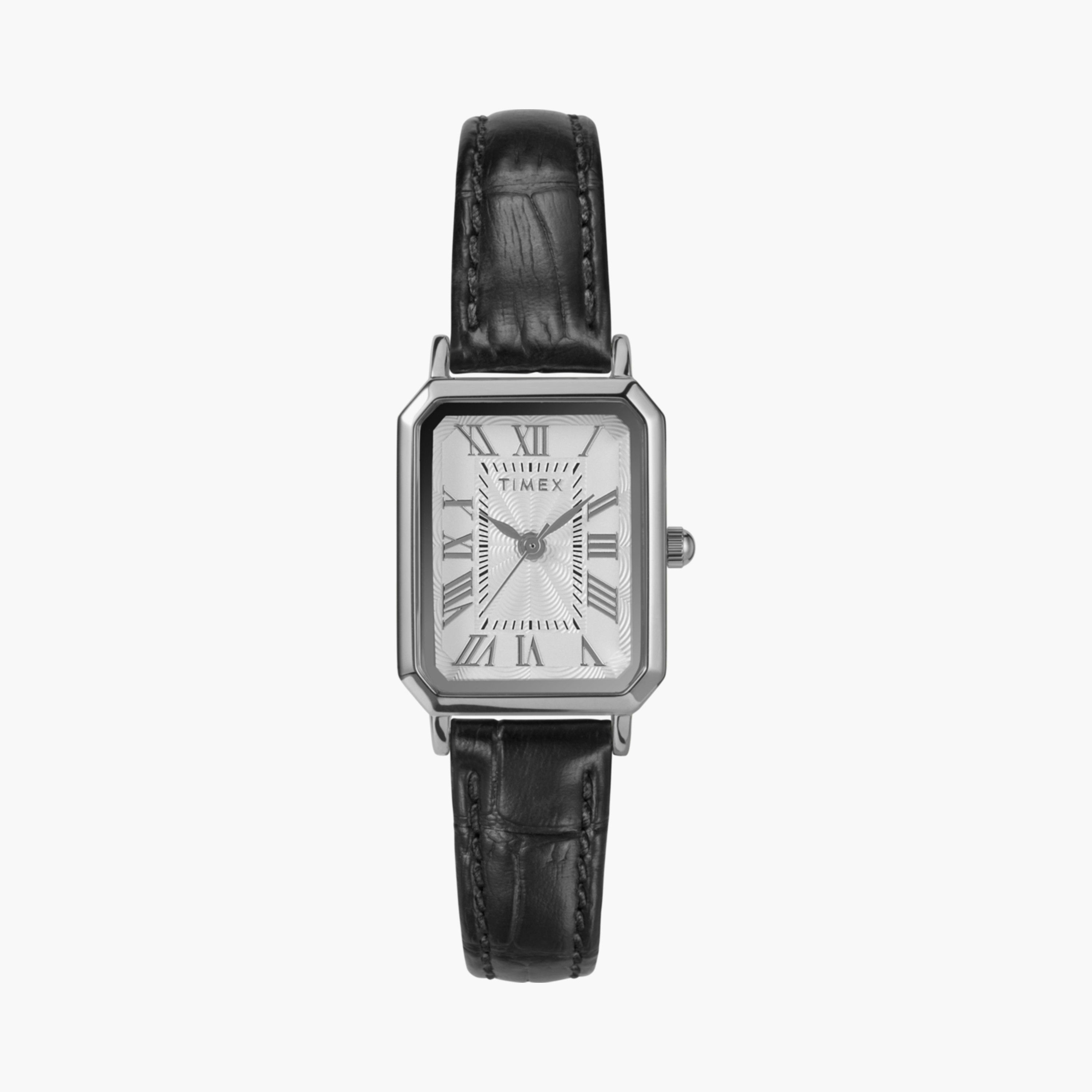 Timex Women's 21 MM Black Analog Leather Watch | TW2Y00800-women-watchesandjewellery-watches-image-1