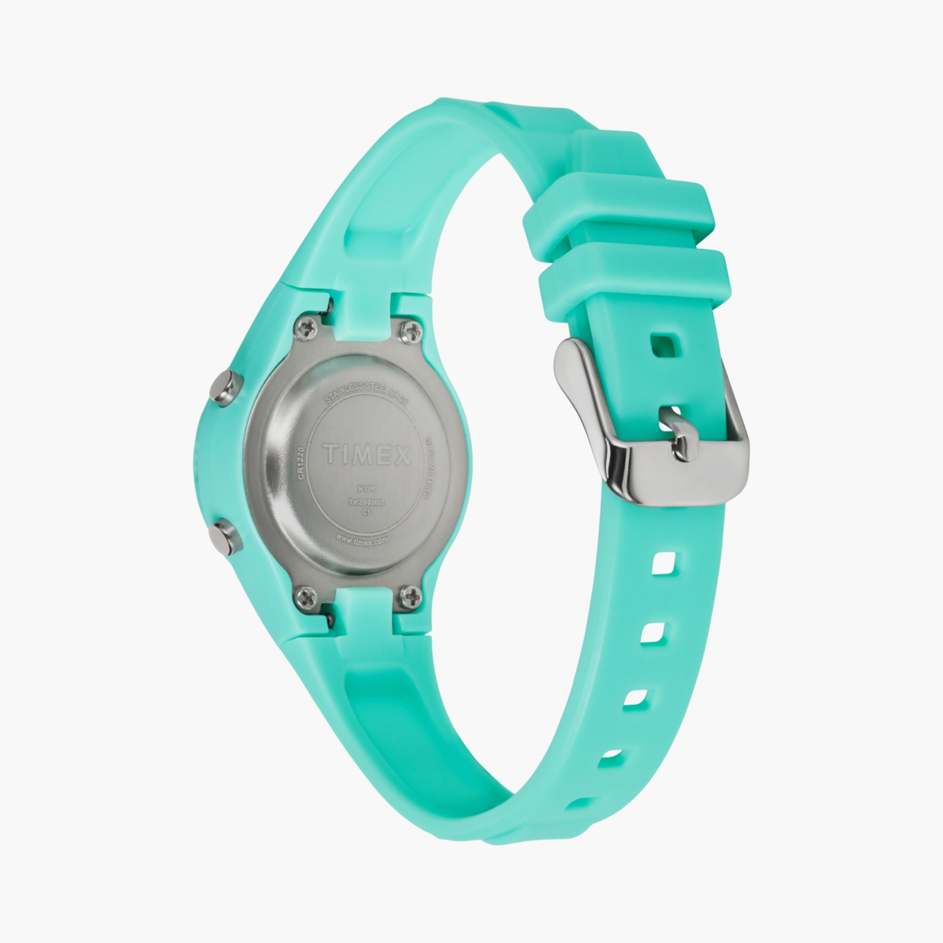 تايمكس ساعة يد للأطفال 27 مم زرقاء رقمية سيليكون | TW2W92600-girls-accessories-watches-image-4