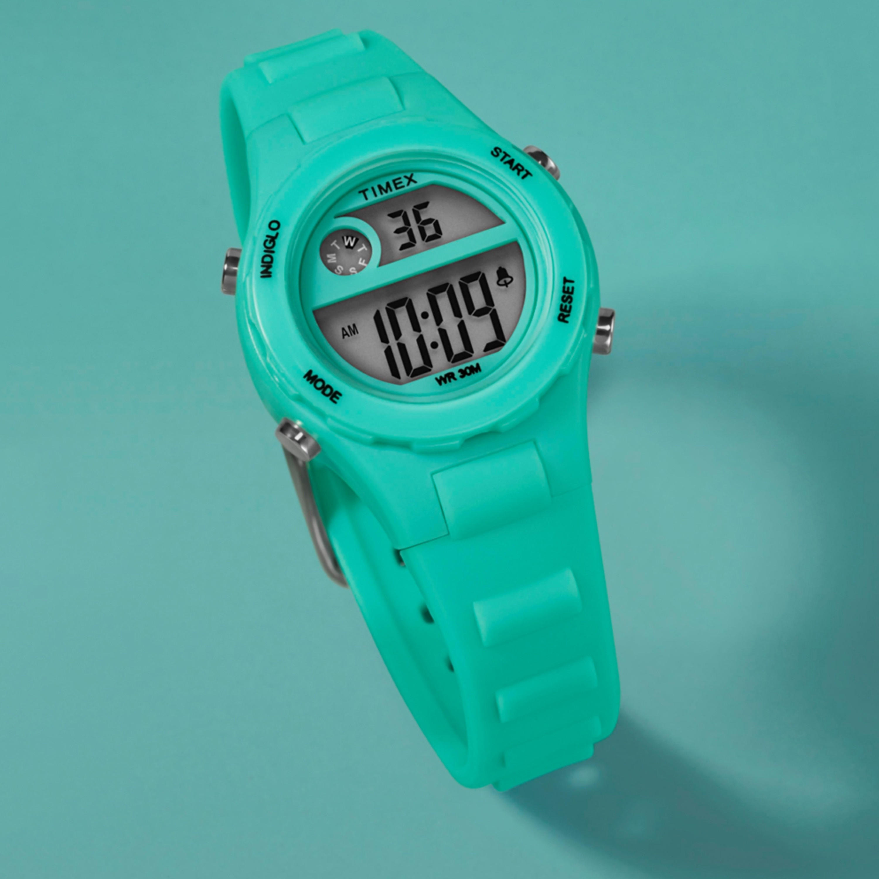 Timex Kids 27 MM Blue Digital Silicone Watch | TW2W92600-girls-accessories-watches-image-6