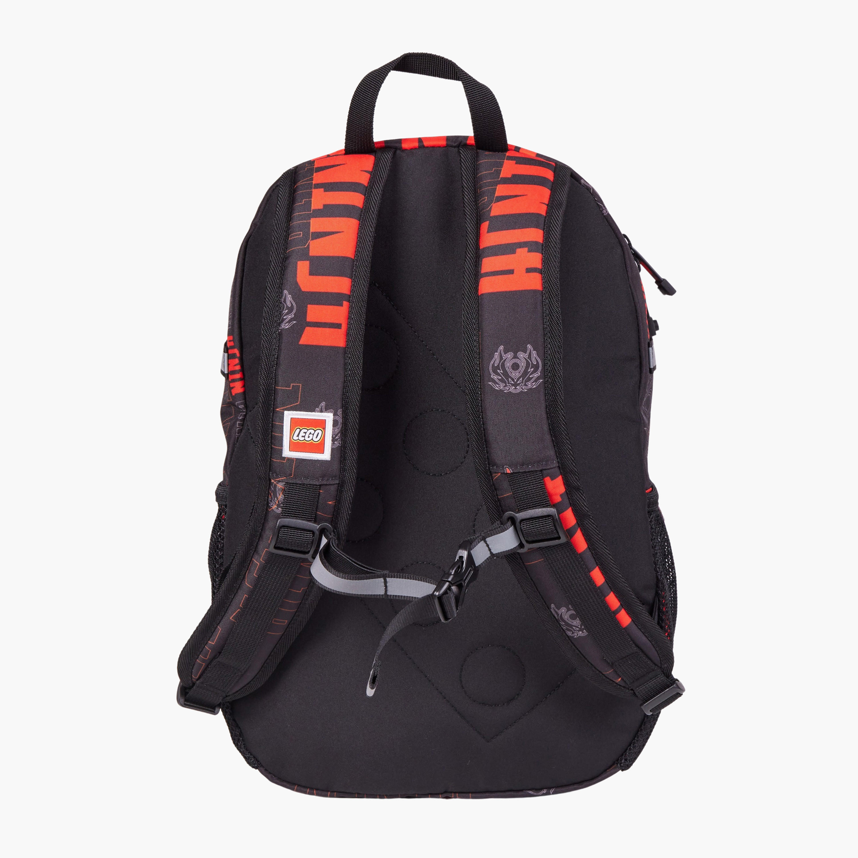 شنطة ظهر بطبعات وحمالات قابلة للتعديل وسحاب إغلاق من ليجو - 44x34x28 سم-school-bagsandbackpacks-backpacks-image-2