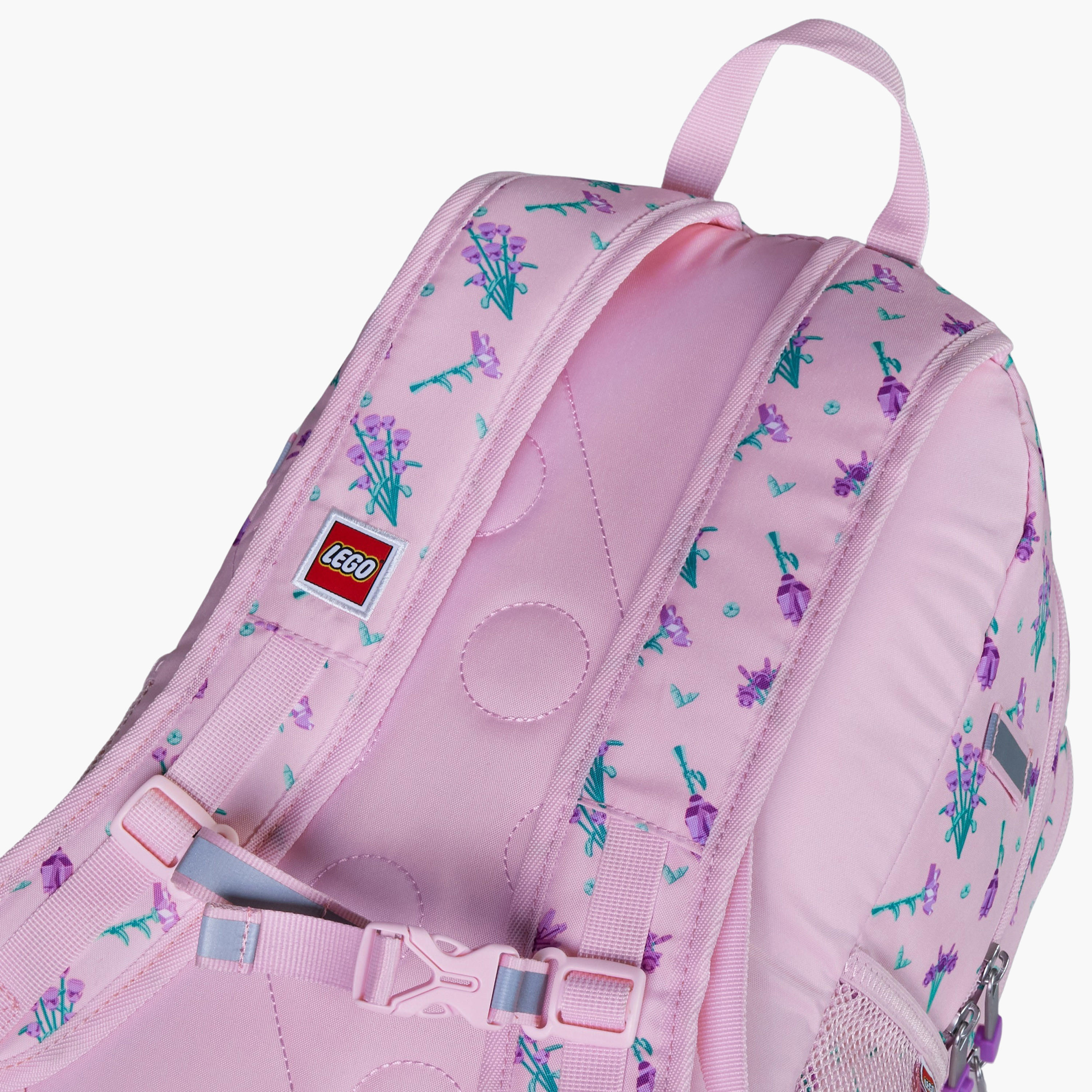 شنطة ظهر بطبعات وحمالات قابلة للتعديل وسحاب إغلاق من ليجو - 44x34x28 سم-school-bagsandbackpacks-backpacks-image-10