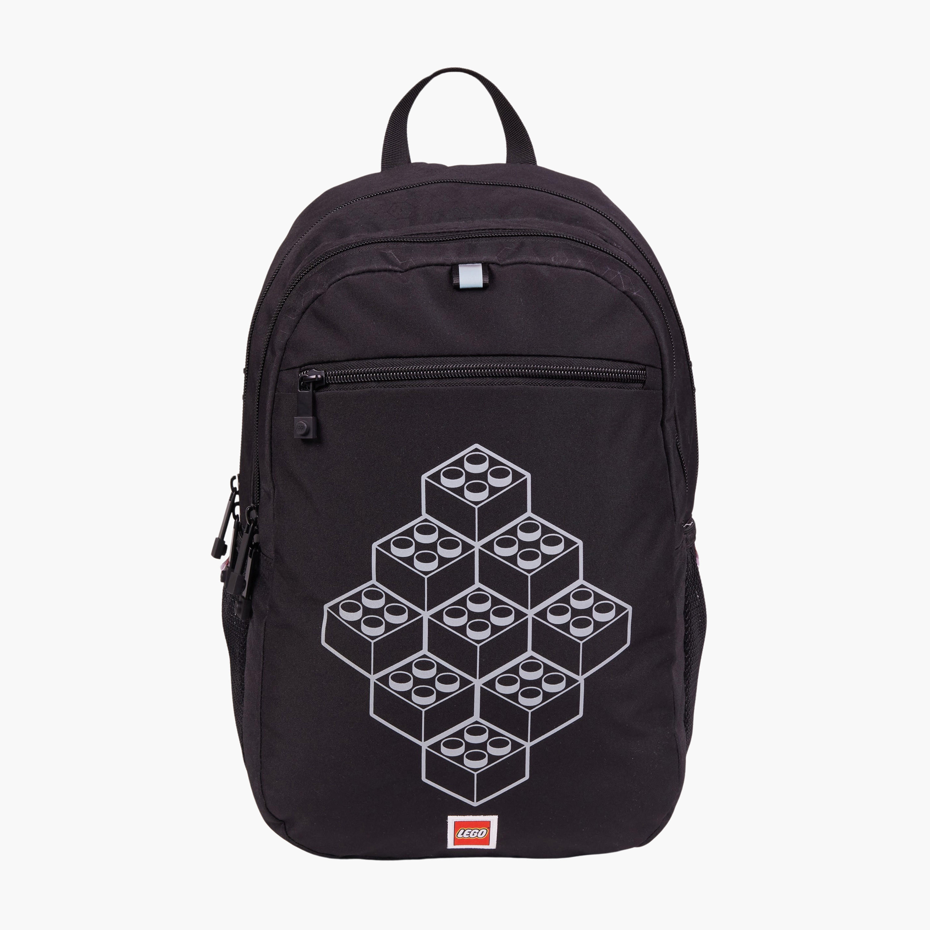 شنطة ظهر بطبعات وحمالات قابلة للتعديل وسحاب إغلاق من ليجو - 44x34x28 سم-school-bagsandbackpacks-backpacks-image-13