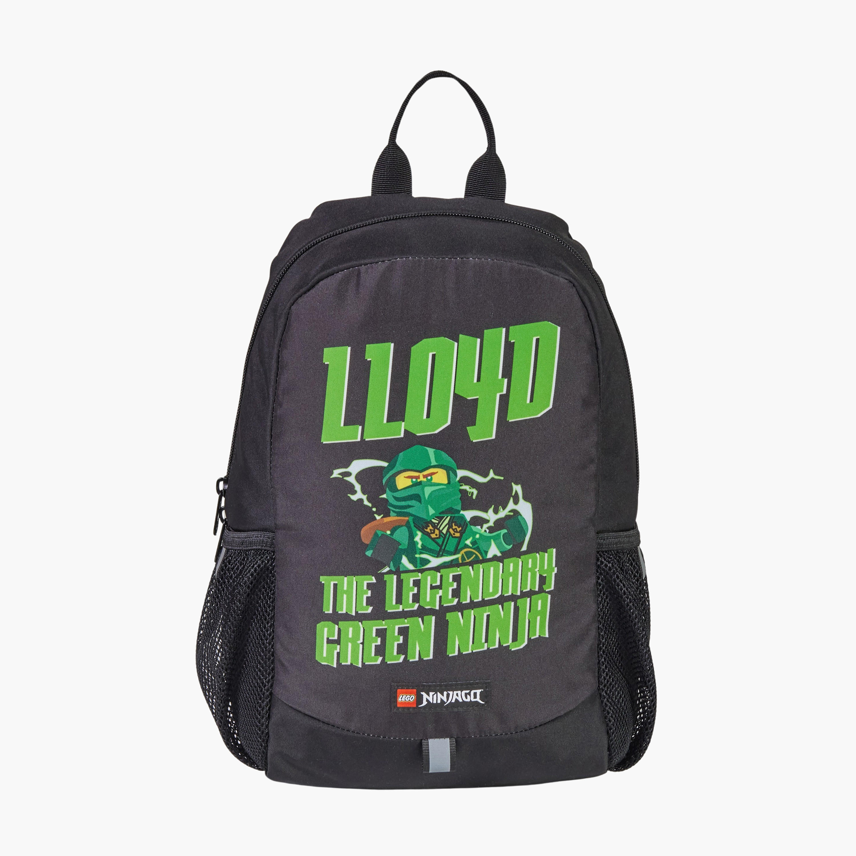 Lego Ninjago Lloyd Print Backpack with Adjustable Straps and Zip Closure - 38x32x29 cms-school-bagsandbackpacks-backpacks-image-3