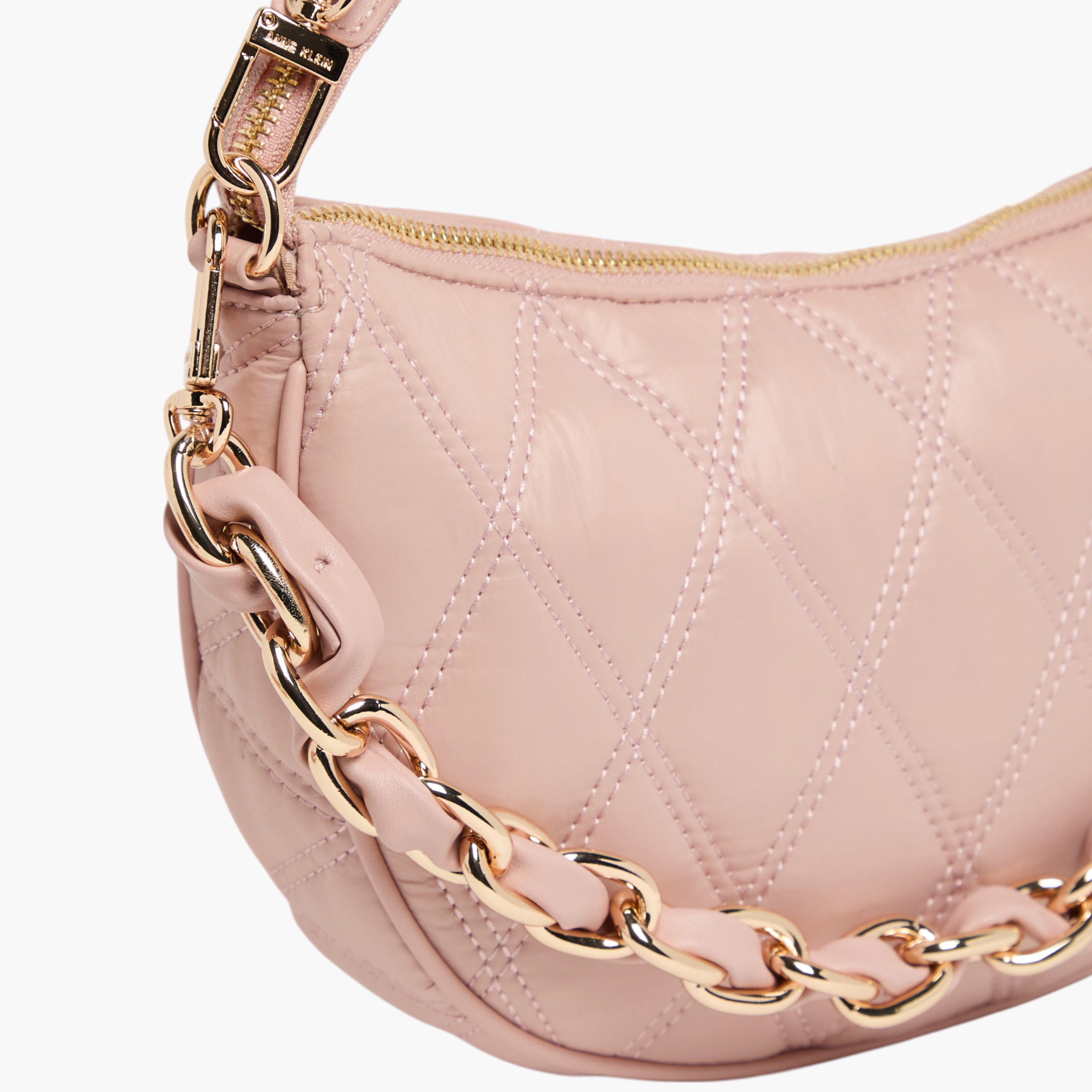 شنطة كتف مبطنة وحزام سلسلة من آن كلاين-women-bagsandwallets-handbags-image-4