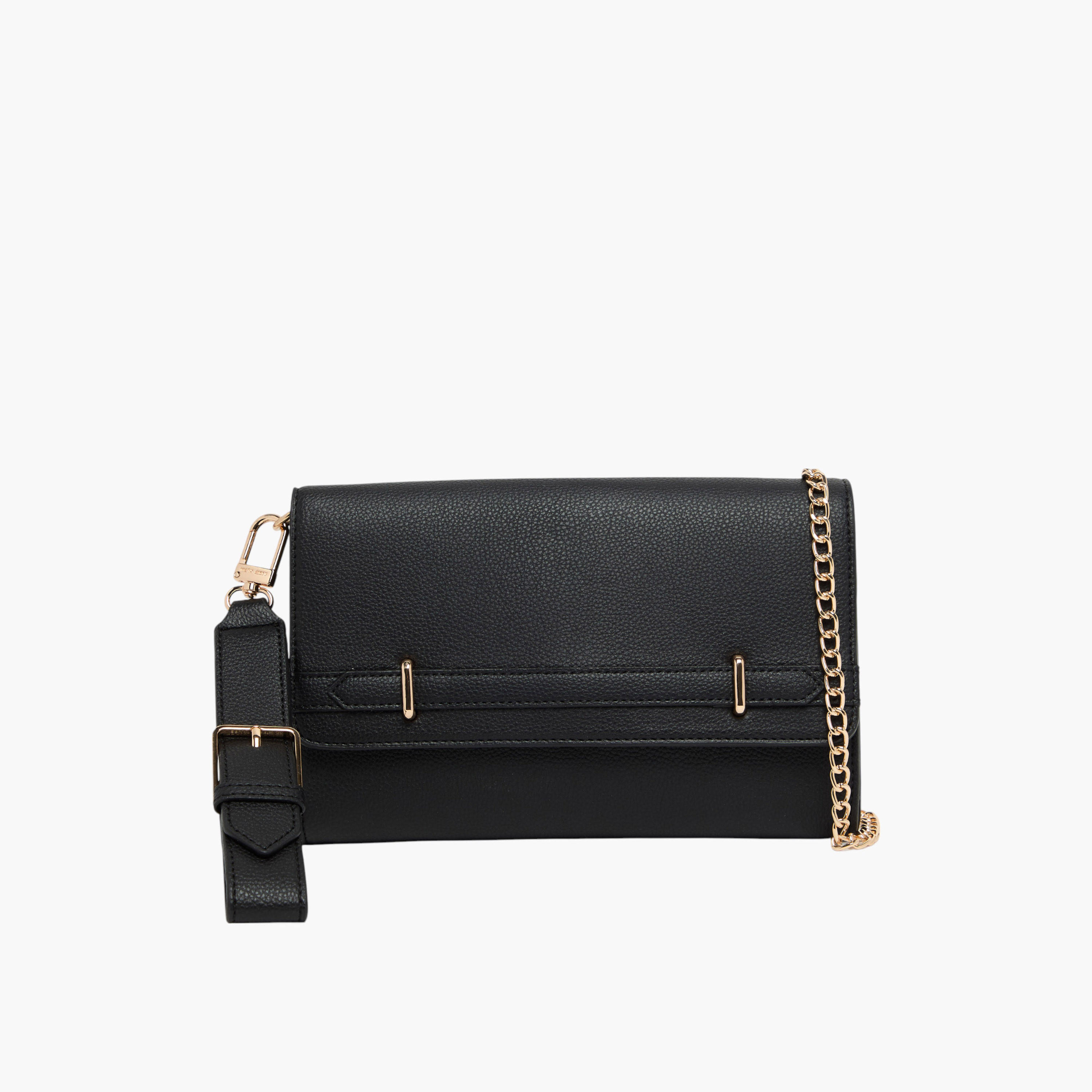 Anne Klein Textured Sling Bag with Detachable Strap-women-bagsandwallets-handbags-image-1