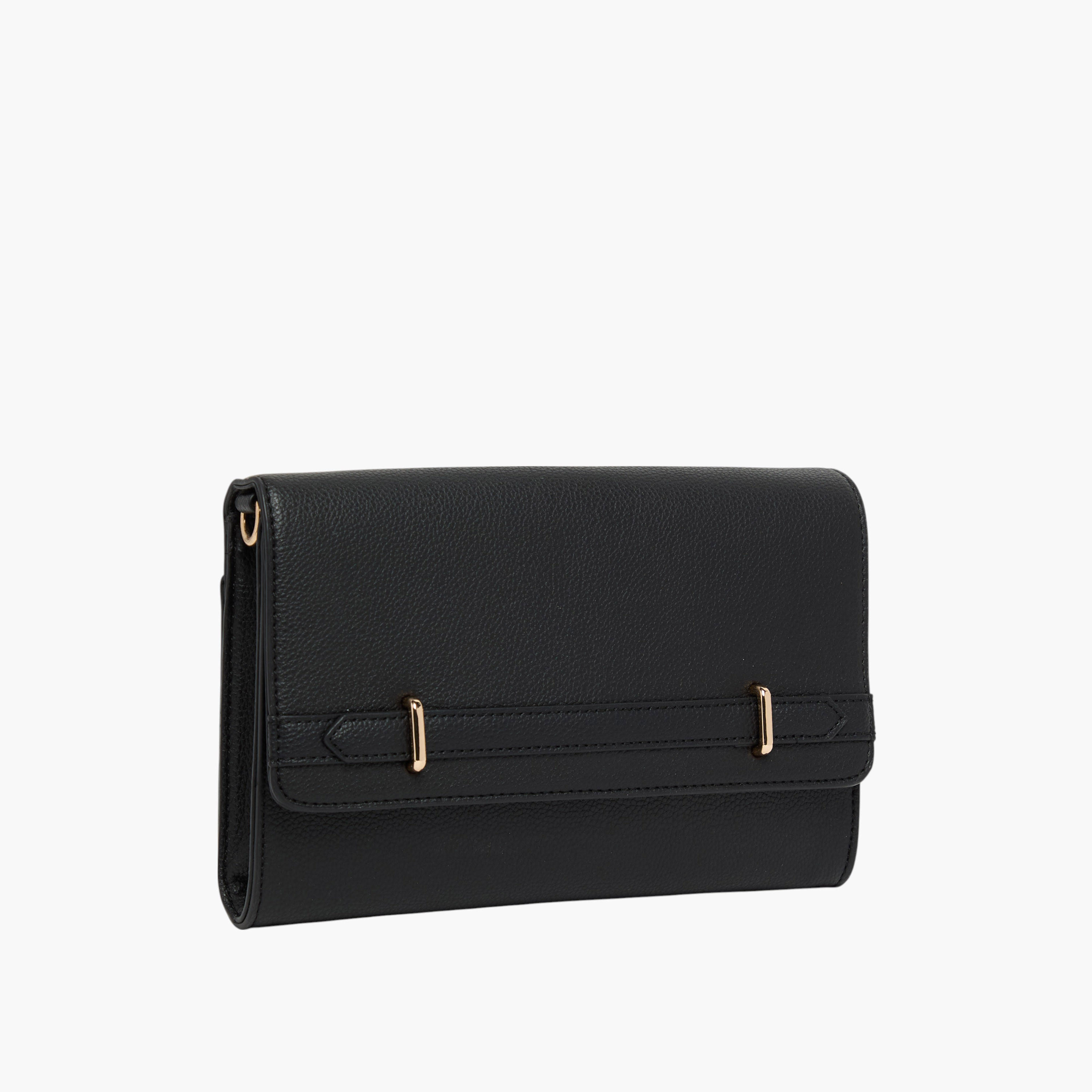 Anne Klein Textured Sling Bag with Detachable Strap-women-bagsandwallets-handbags-image-2