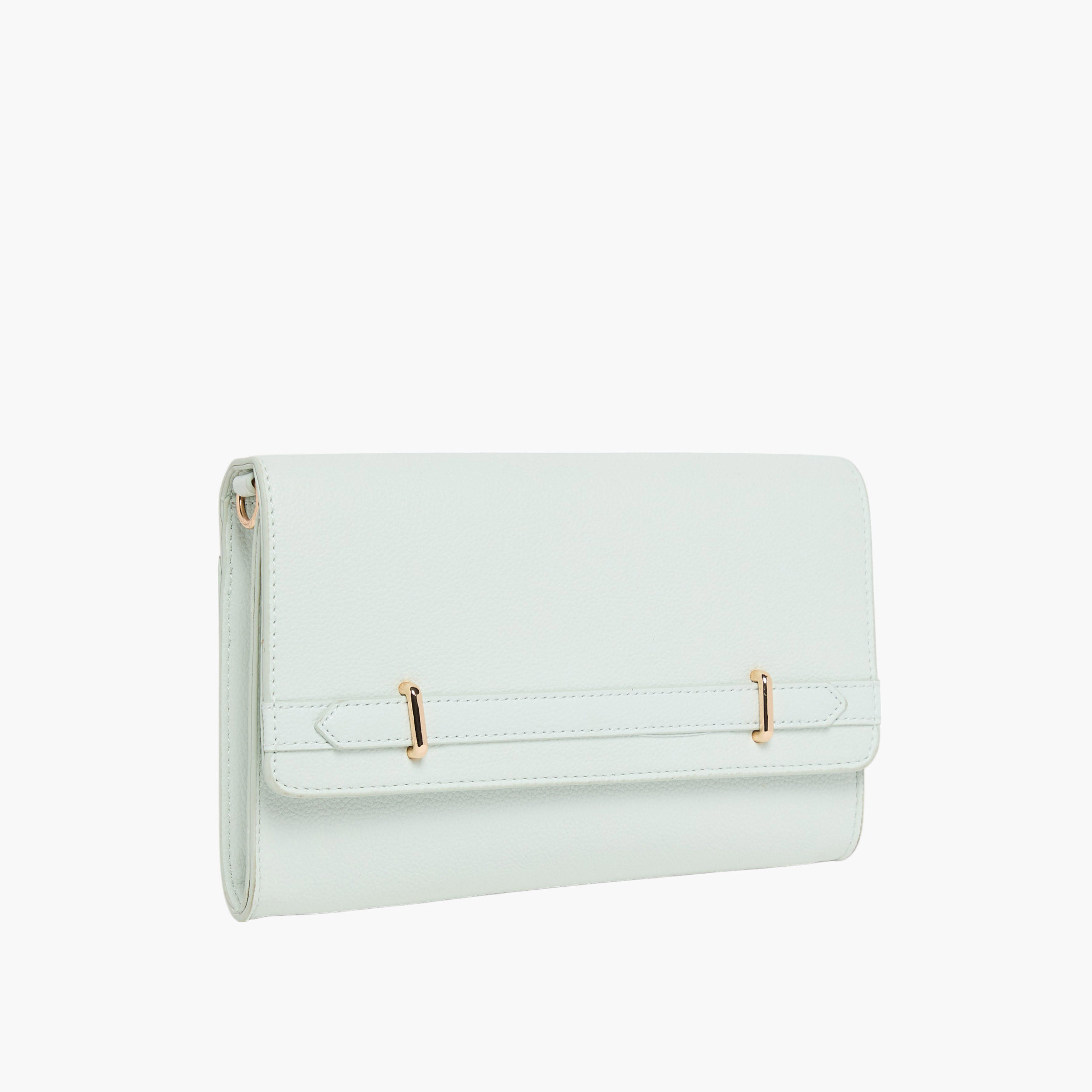 Anne Klein Textured Sling Bag with Detachable Strap-women-bagsandwallets-handbags-image-2