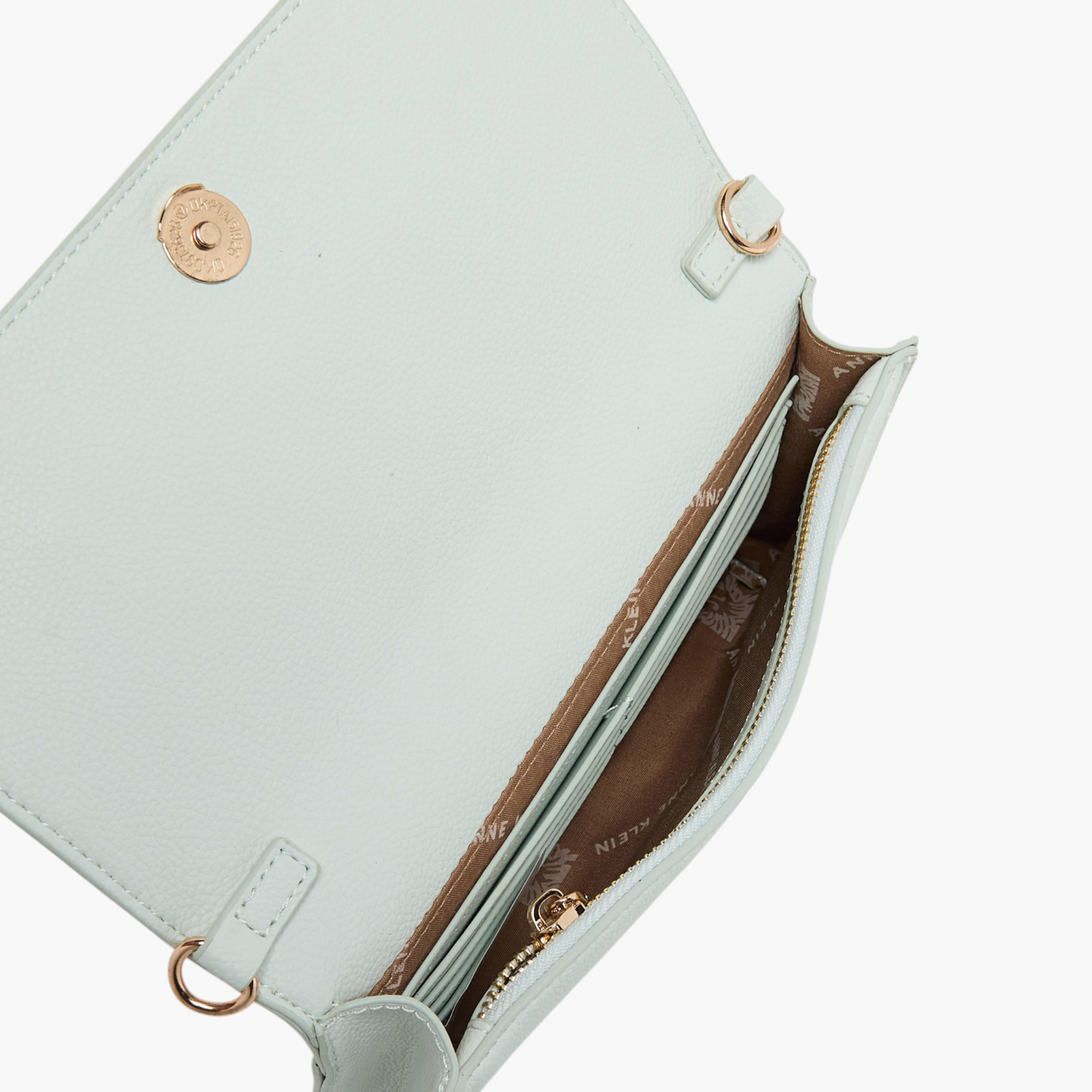 Anne Klein Textured Sling Bag with Detachable Strap-women-bagsandwallets-handbags-image-5