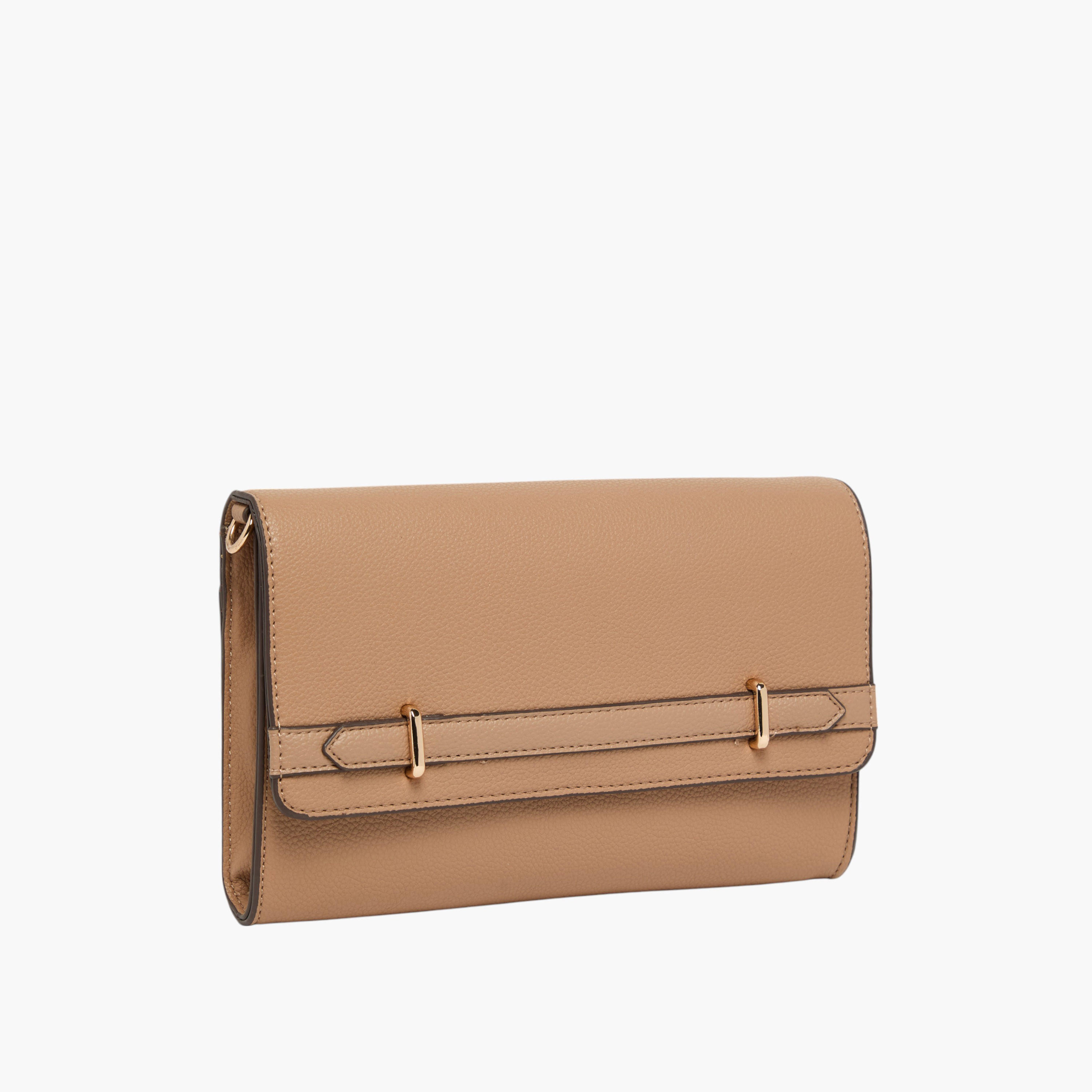 Anne Klein Textured Sling Bag with Detachable Strap-women-bagsandwallets-handbags-image-2