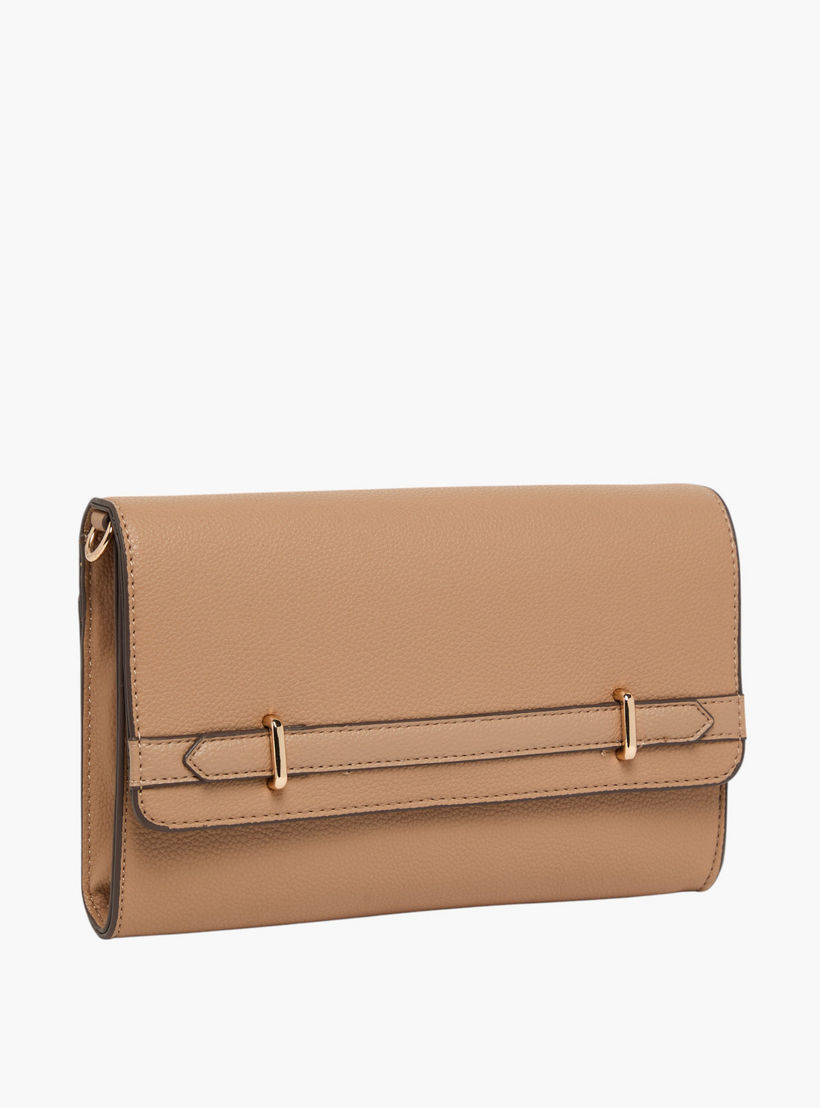 Anne Klein Textured Sling Bag with Detachable Strap-women-bagsandwallets-handbags-image-2