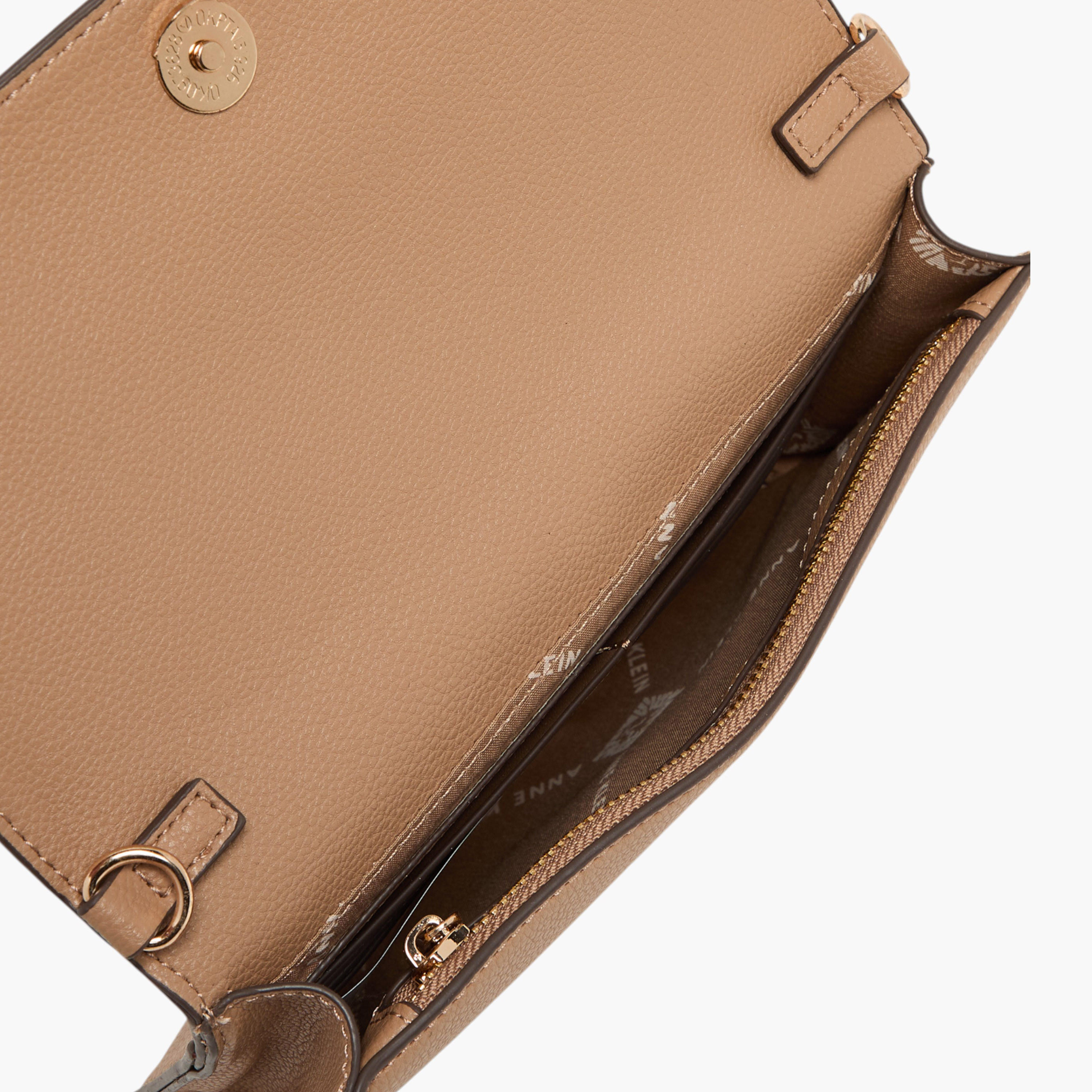 Anne Klein Textured Sling Bag with Detachable Strap-women-bagsandwallets-handbags-image-6