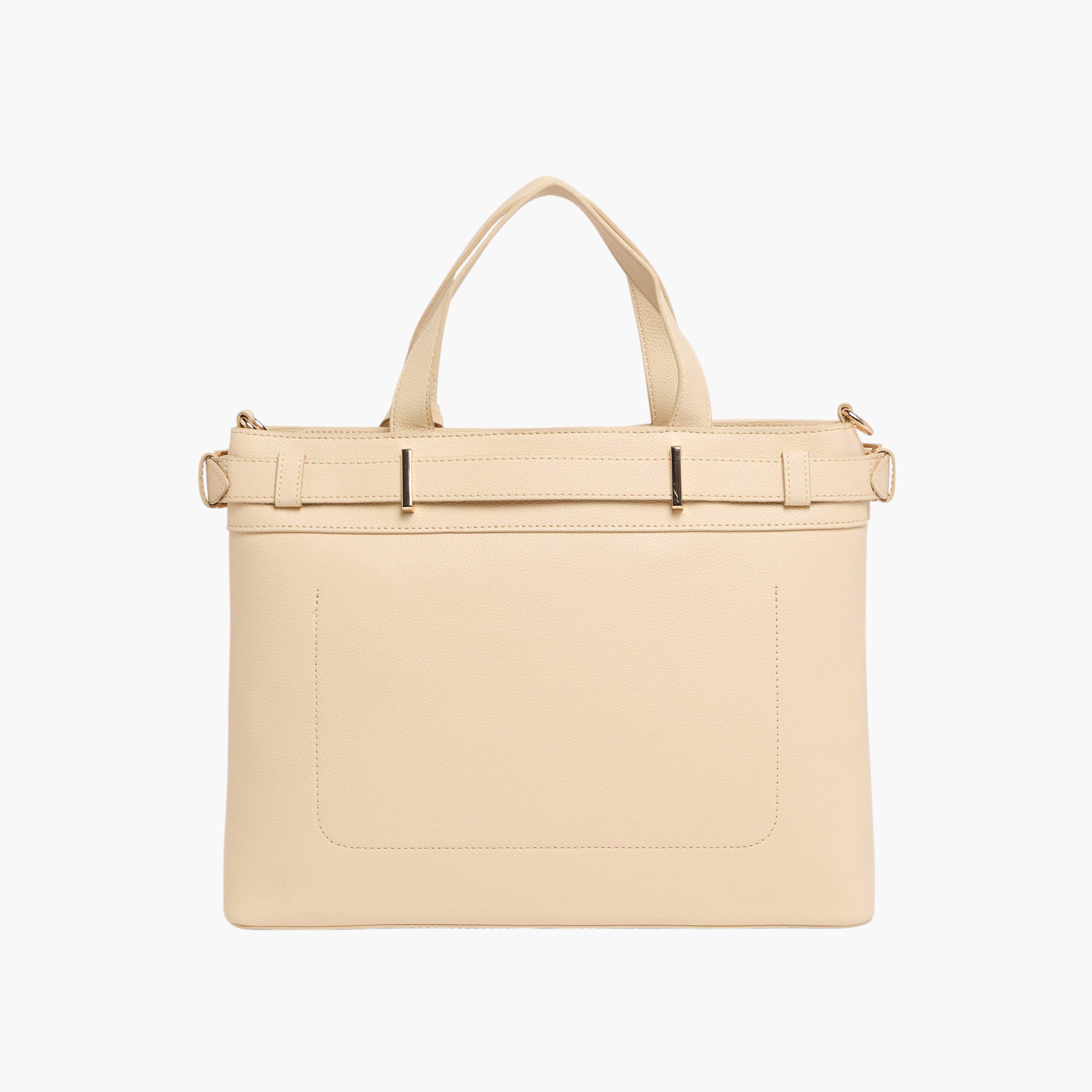 شنطة توتي سادة بمقابض مزدوجة وإغلاق بزر مغناطيسي من آن كيلين-women-bagsandwallets-handbags-image-3
