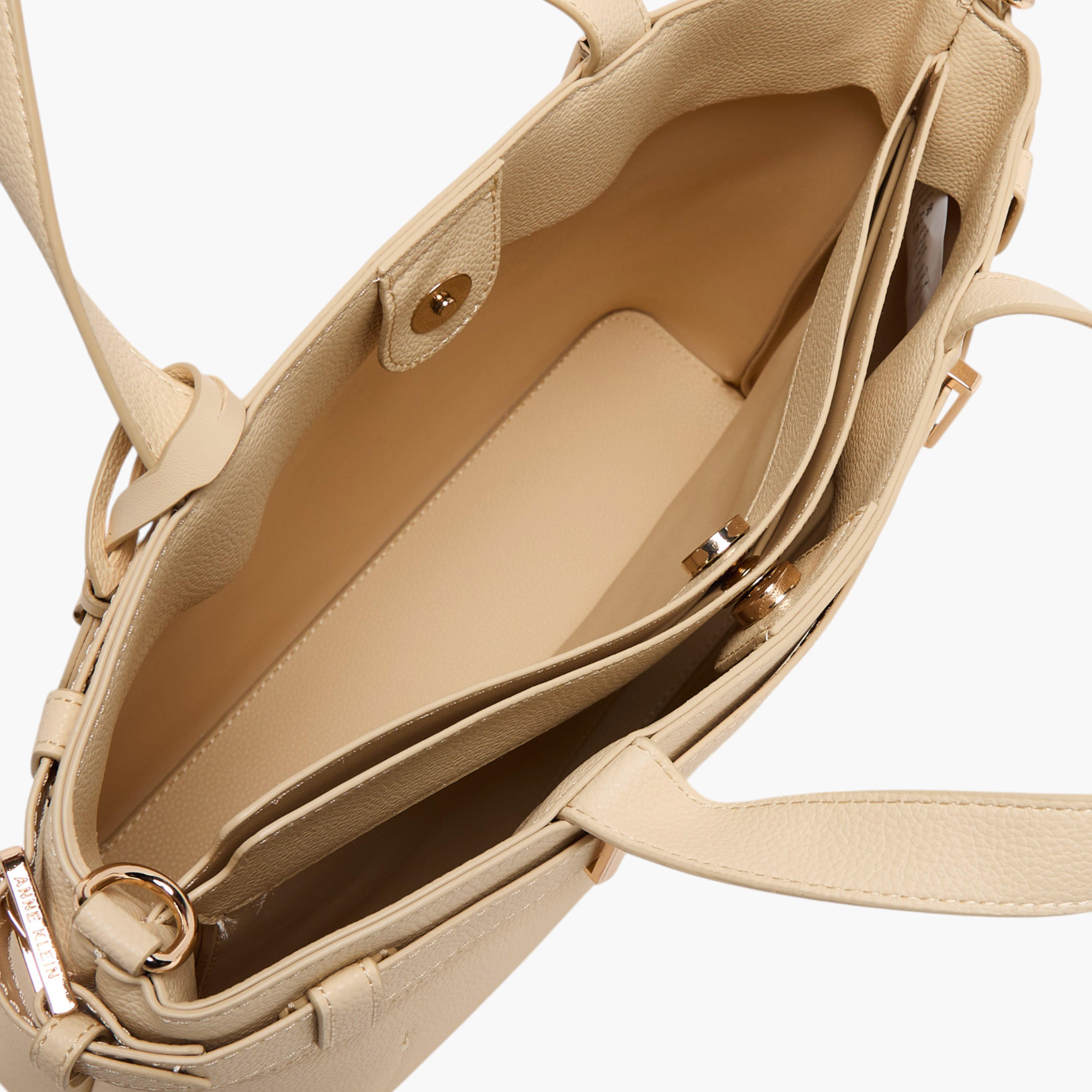 شنطة توتي سادة بمقابض مزدوجة وإغلاق بزر مغناطيسي من آن كيلين-women-bagsandwallets-handbags-image-5