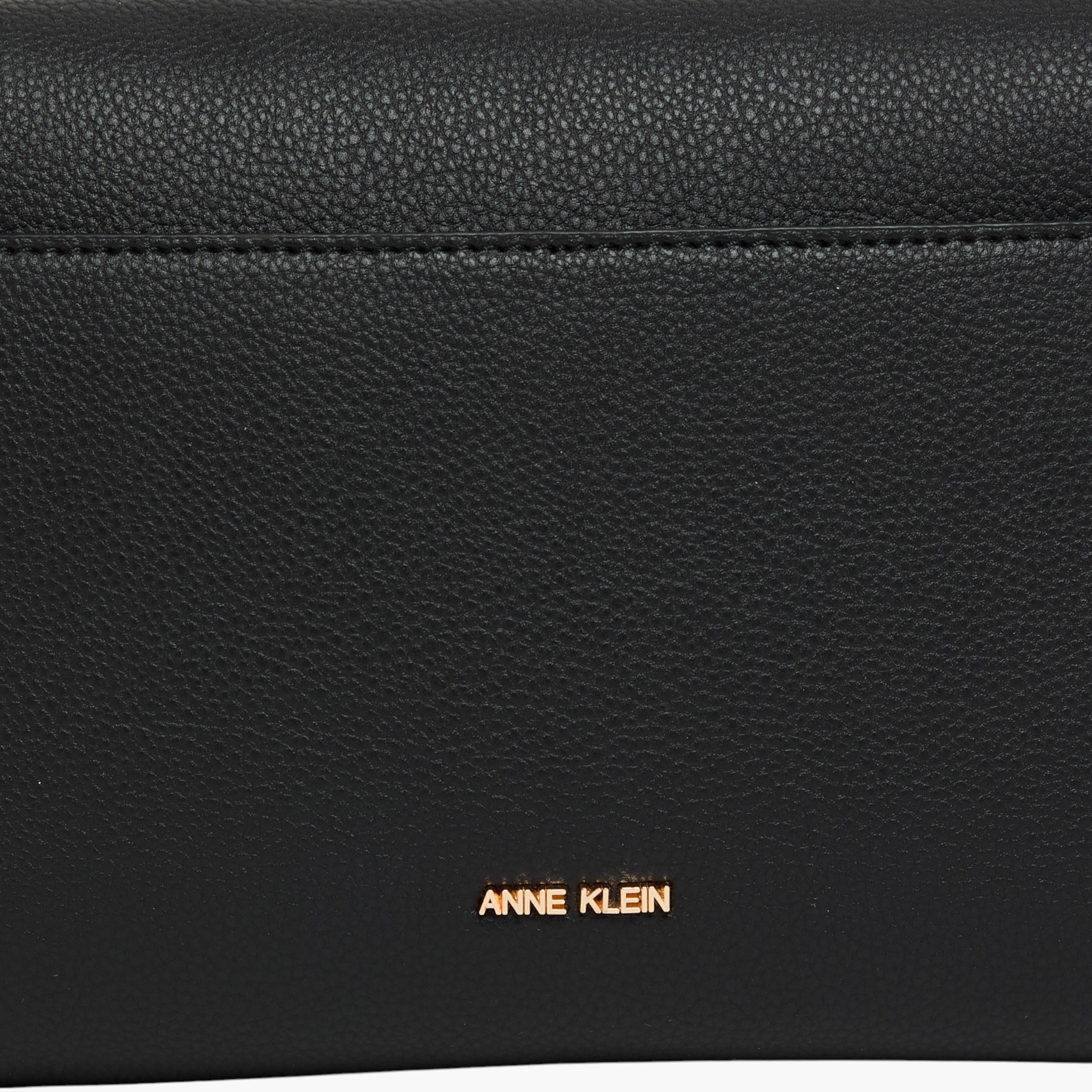 Anne Klein Solid Crossbody Bag with Detachable Chain Strap and Flap Closure-women-bagsandwallets-handbags-image-5