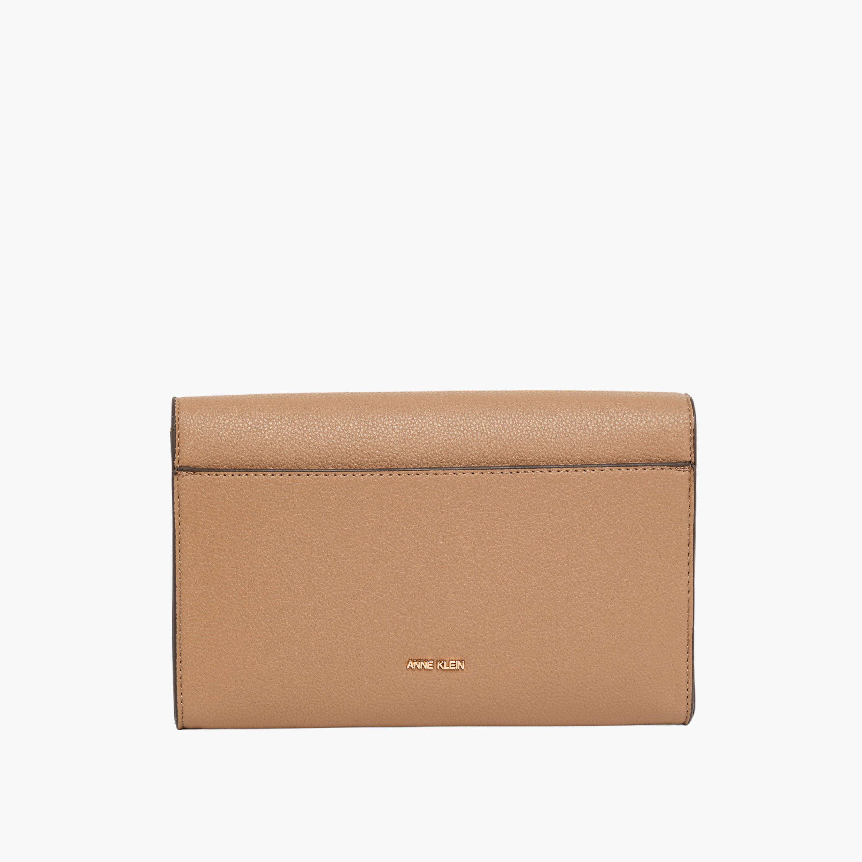 شنطة سلينج سادة بحزام سلسلة قابل للفصل وإغلاق بغطاء من آن كيلين-women-bagsandwallets-handbags-image-3