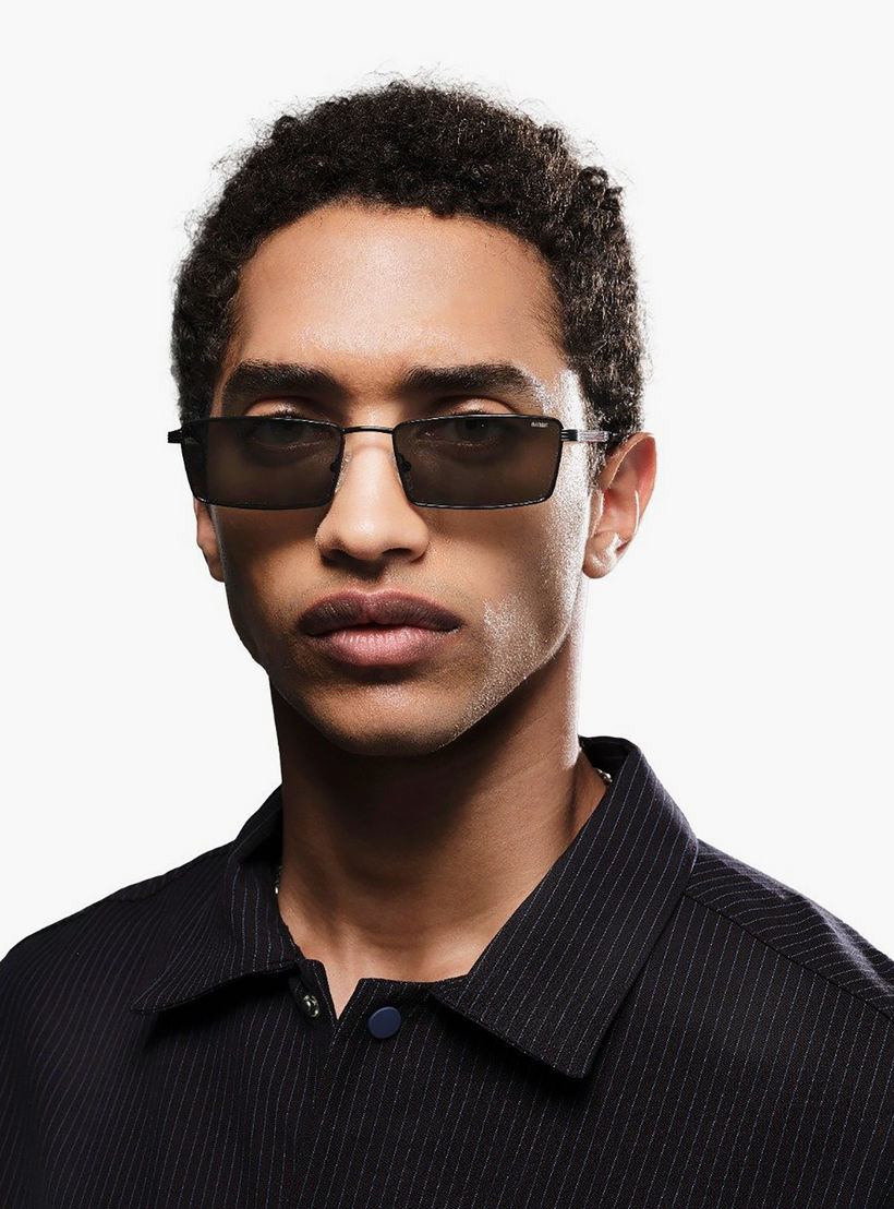 BlackOut Ulterior 56 MM Green Rectangle Sunglasses | sm40106-bla-000347-0106-56-men-sunglasses-image-5