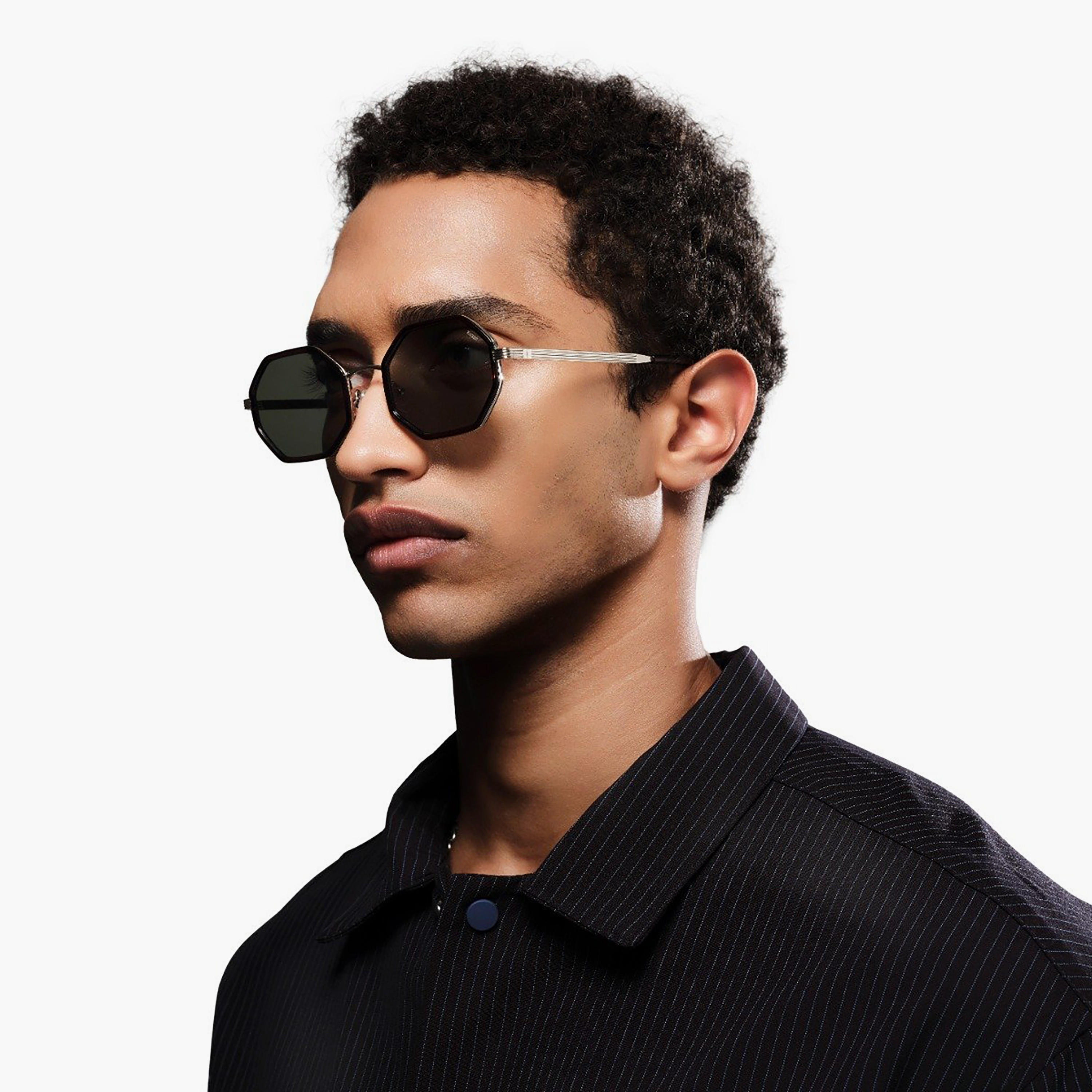 BlackOut Beyond 50 MM Green Geometric Sunglasses | sm100506-bla-000348-0507-50-men-sunglasses-image-5
