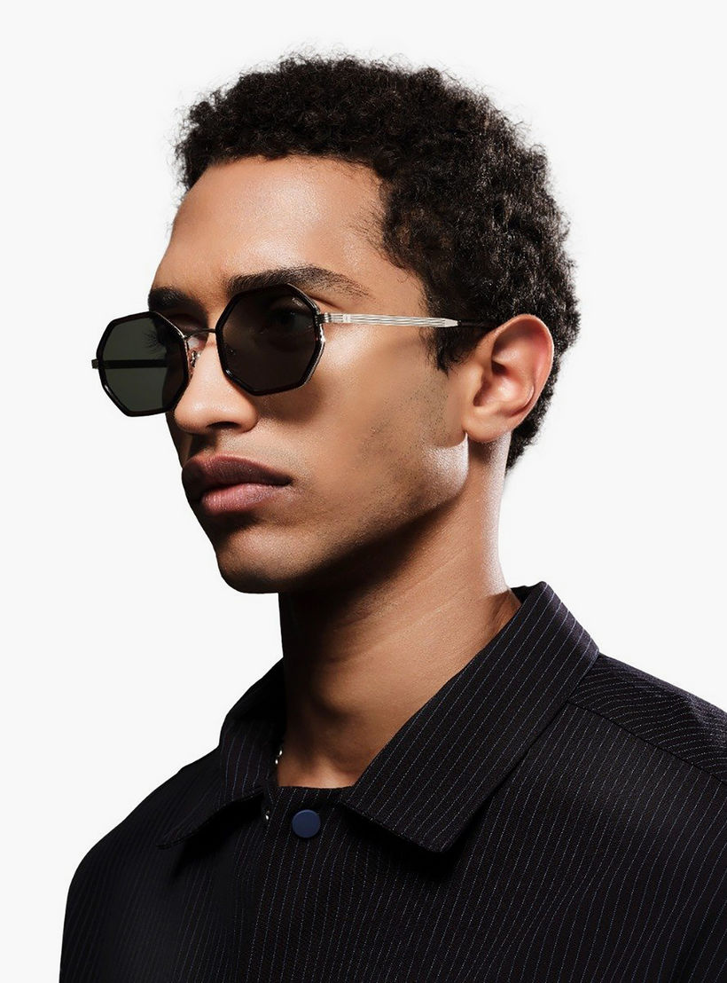 BlackOut Beyond 50 MM Green Geometric Sunglasses | sm100506-bla-000348-0507-50-men-sunglasses-image-5