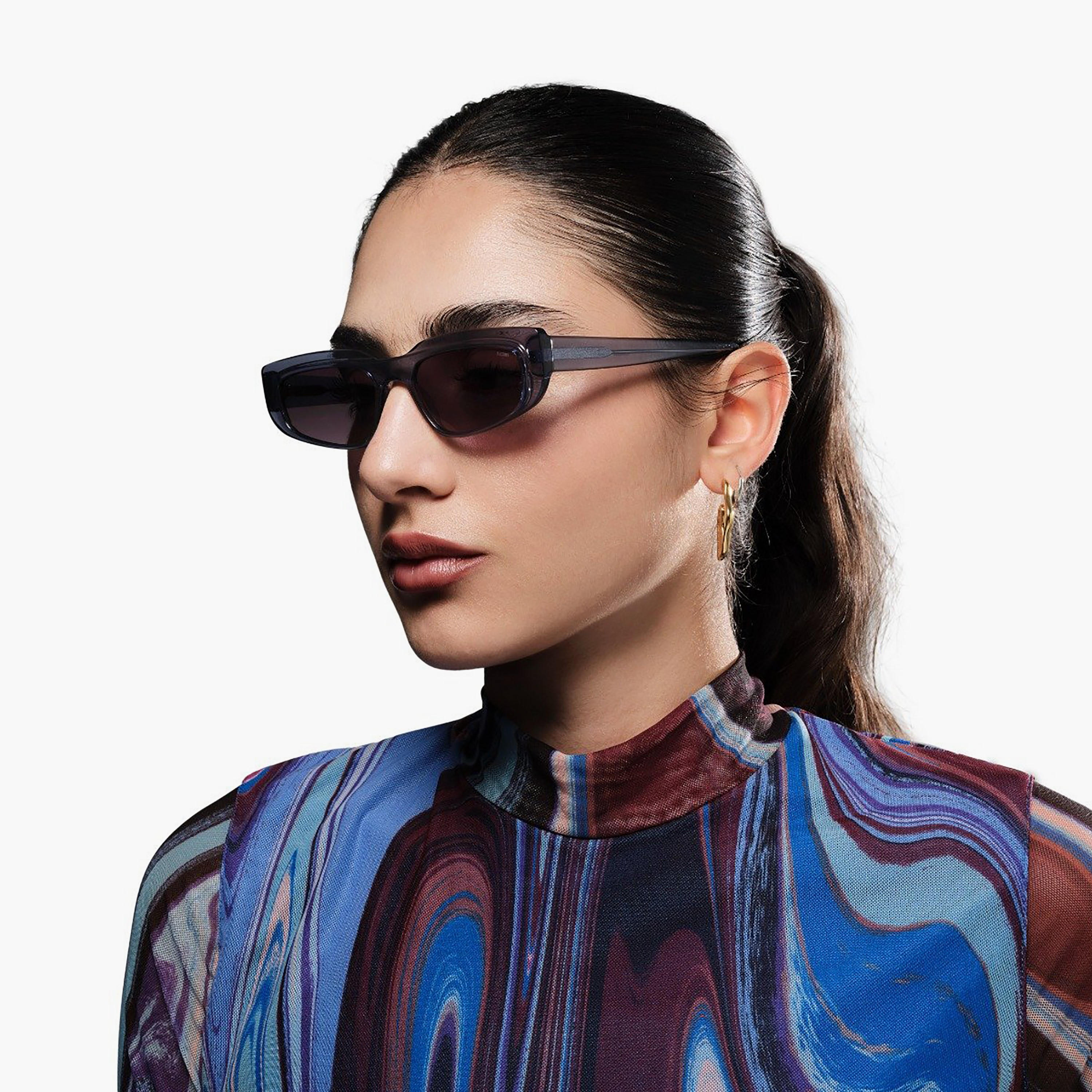 BlackOut Cerulean 52 MM Grey Rectangle Sunglasses | sw40207-bla-000351-0207-52-women-sunglasses-image-5