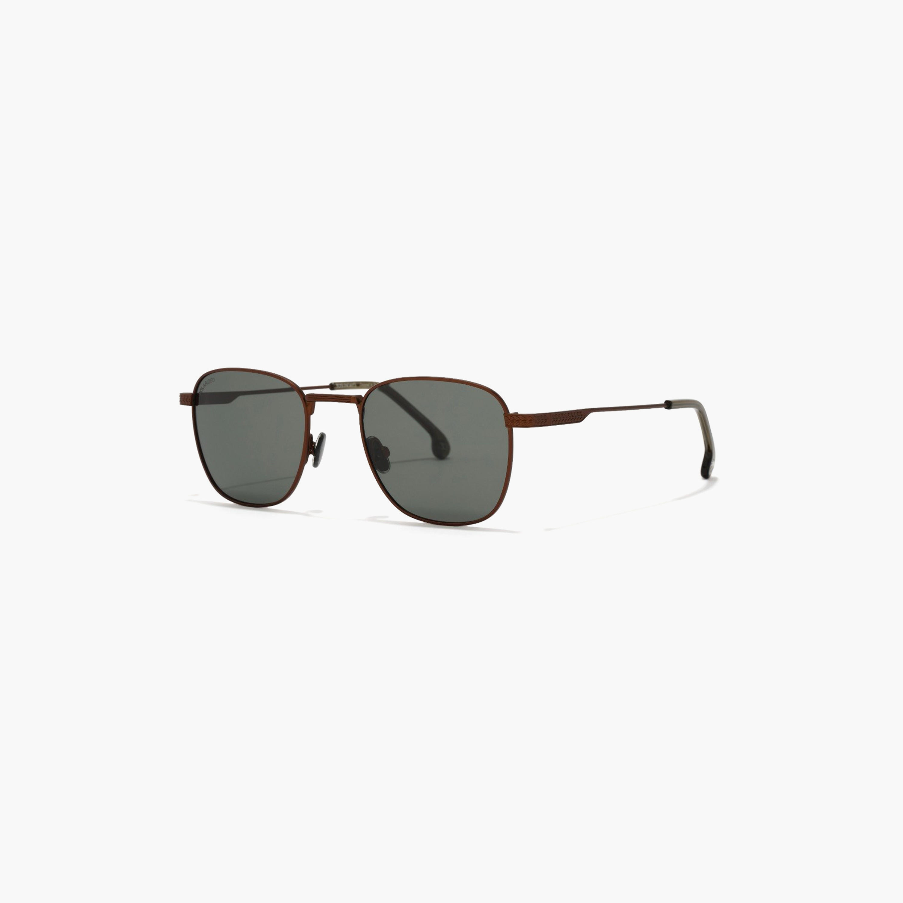 30Sundays Alhili Polarized 51 MM Green Square Sunglasses | su51806-30s-00448-1806p-51-men-sunglasses-image-1