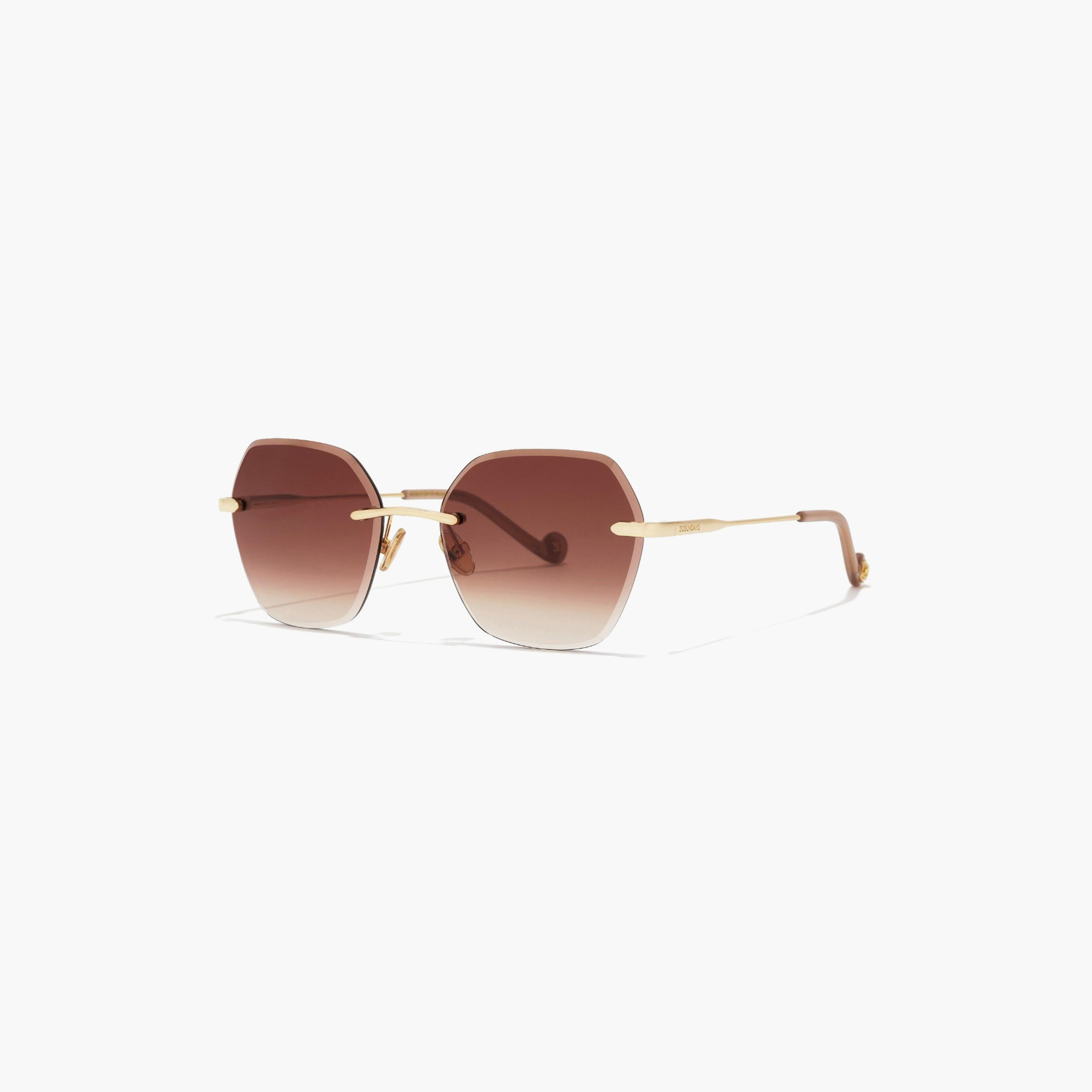 30Sundays Alaria 53 MM Brown Geometric Sunglasses | sw100504-30s-000450-0504-53-women-sunglasses-image-1