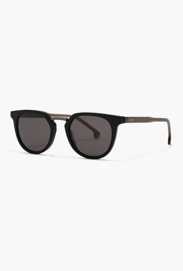 30Sundays Alain 49 MM Grey Round Sunglasses | sm110107-30s-000451-0107-49-men-sunglasses-image-1
