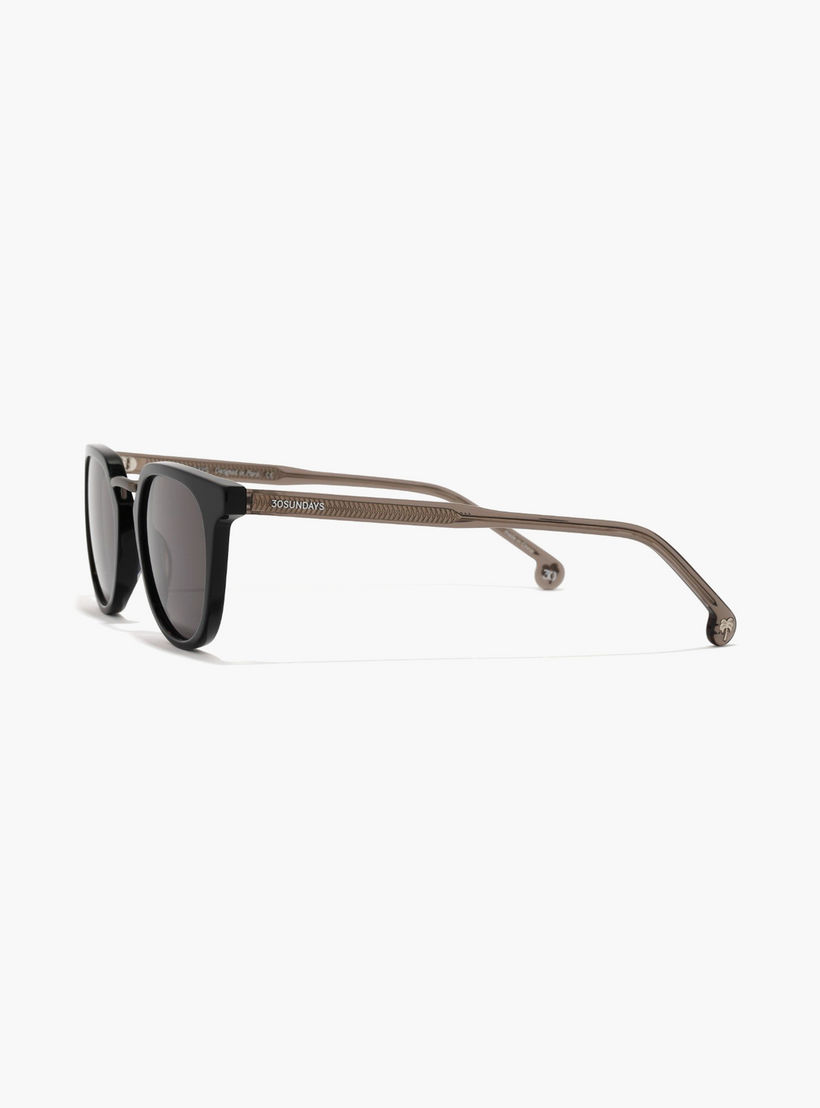30Sundays Alain 49 MM Grey Round Sunglasses | sm110107-30s-000451-0107-49-men-sunglasses-image-4