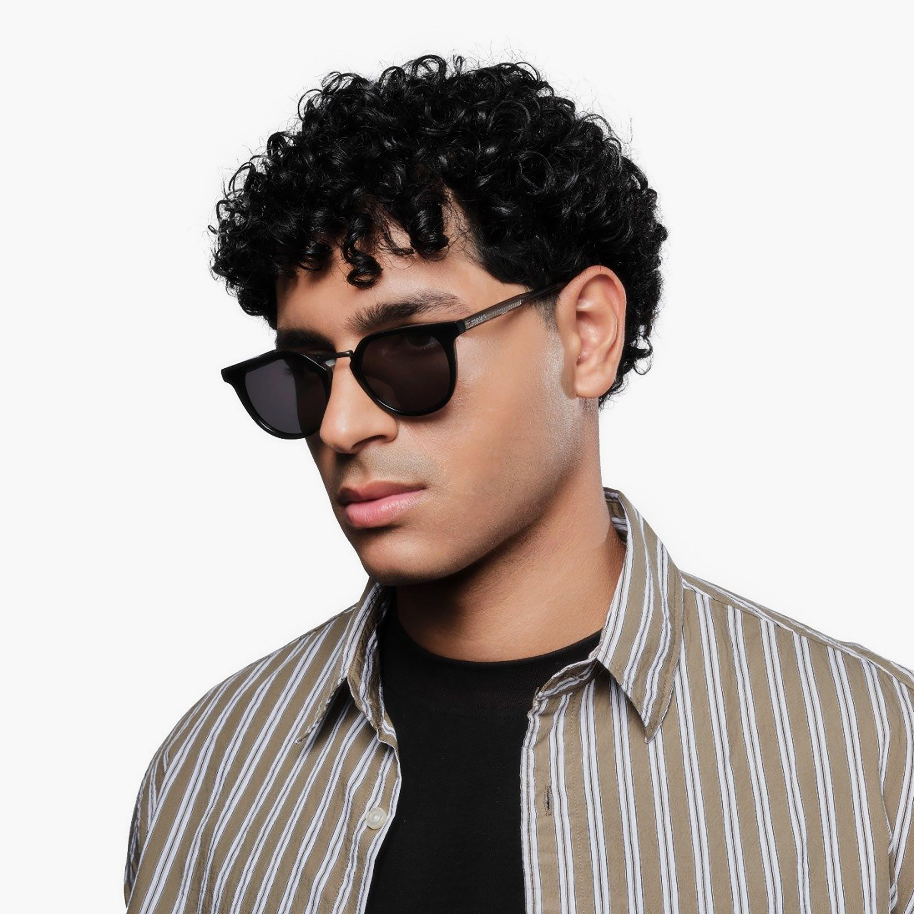 30Sundays Alain 49 MM Grey Round Sunglasses | sm110107-30s-000451-0107-49-men-sunglasses-image-5