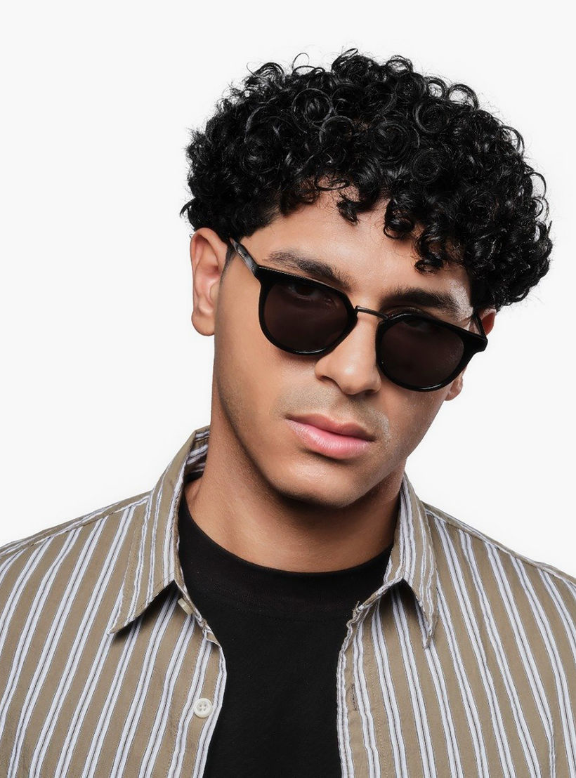 30Sundays Alain 49 MM Grey Round Sunglasses | sm110107-30s-000451-0107-49-men-sunglasses-image-6