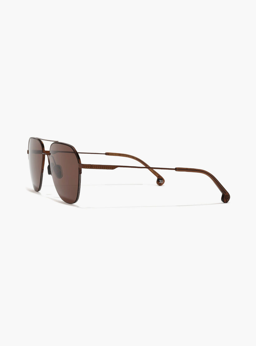 30Sundays Alahsa 57 MM Brown Aviator Sunglasses | sm10304-30s-000456-0304-57-men-sunglasses-image-4