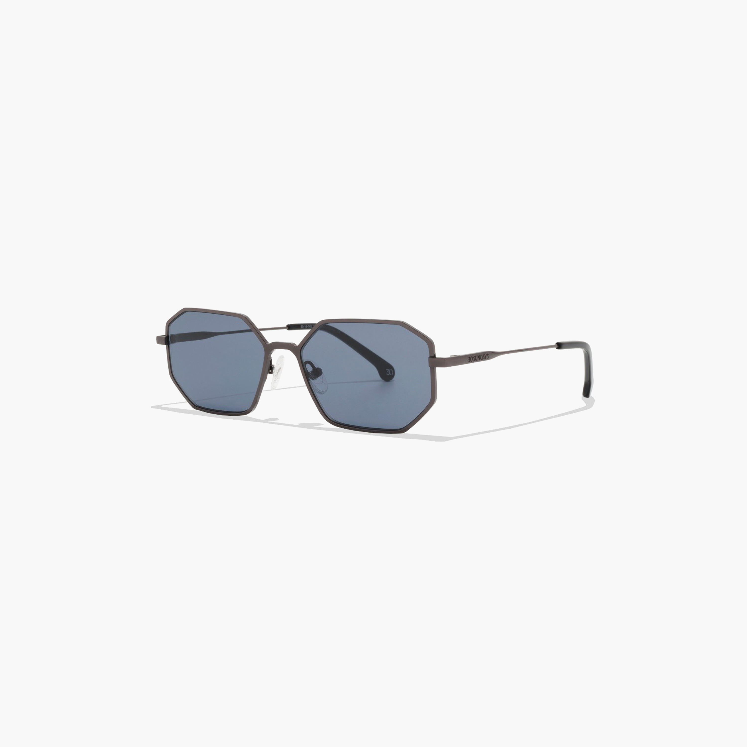 30Sundays Apollo Iv 55 MM Blue Geometric Sunglasses | sm70702-30s-000430-0702-55-men-sunglasses-image-1