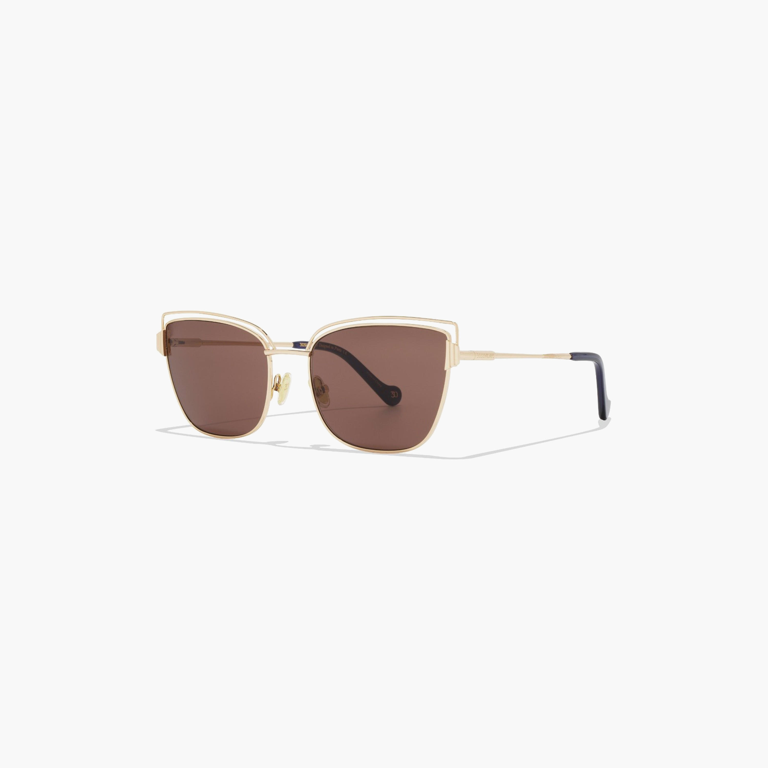 30Sundays Badya 57 MM Brown Cat Eye Sunglasses | sw30504-30s-000420-0504-57-women-sunglasses-image-1
