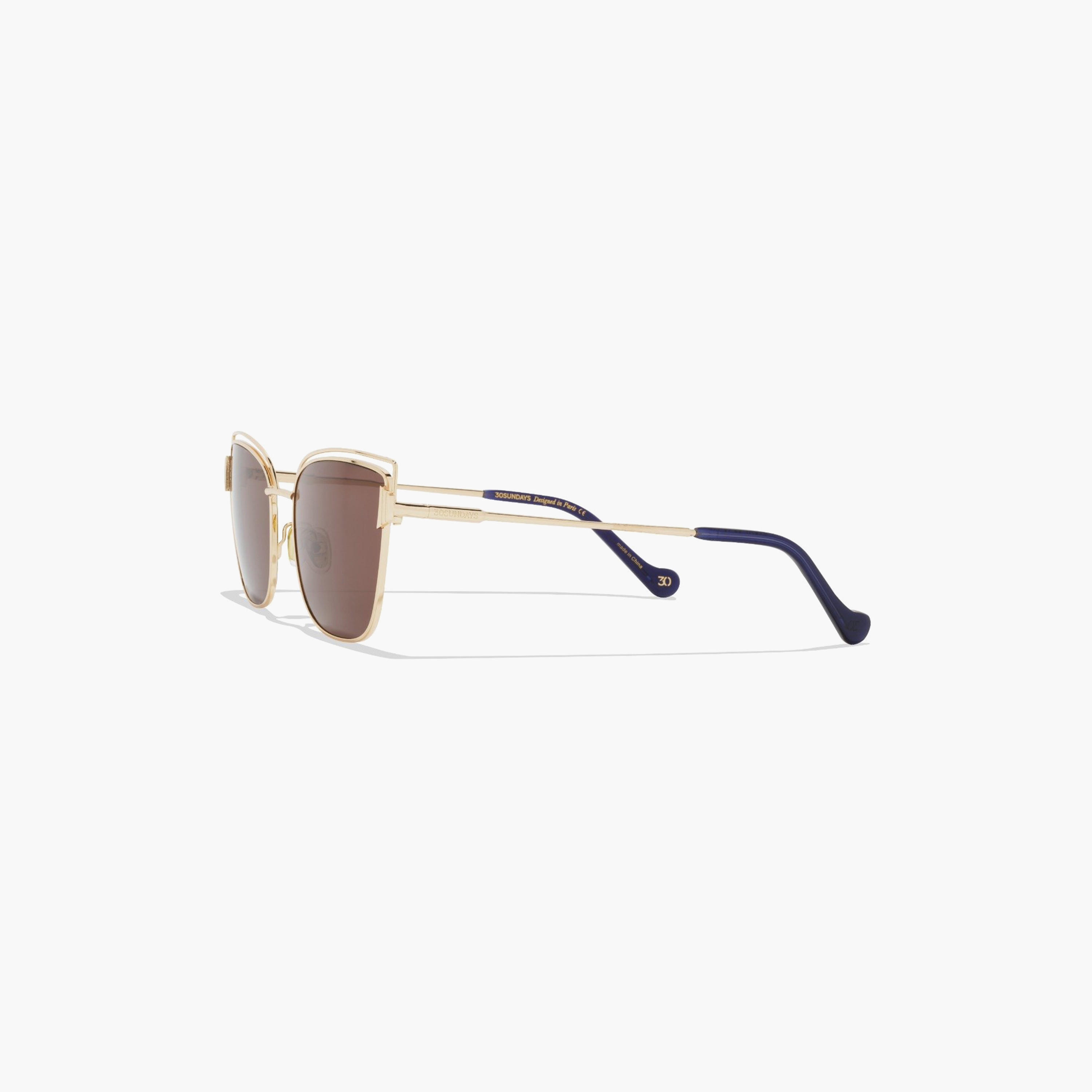 30Sundays Badya 57 MM Brown Cat Eye Sunglasses | sw30504-30s-000420-0504-57-women-sunglasses-image-4