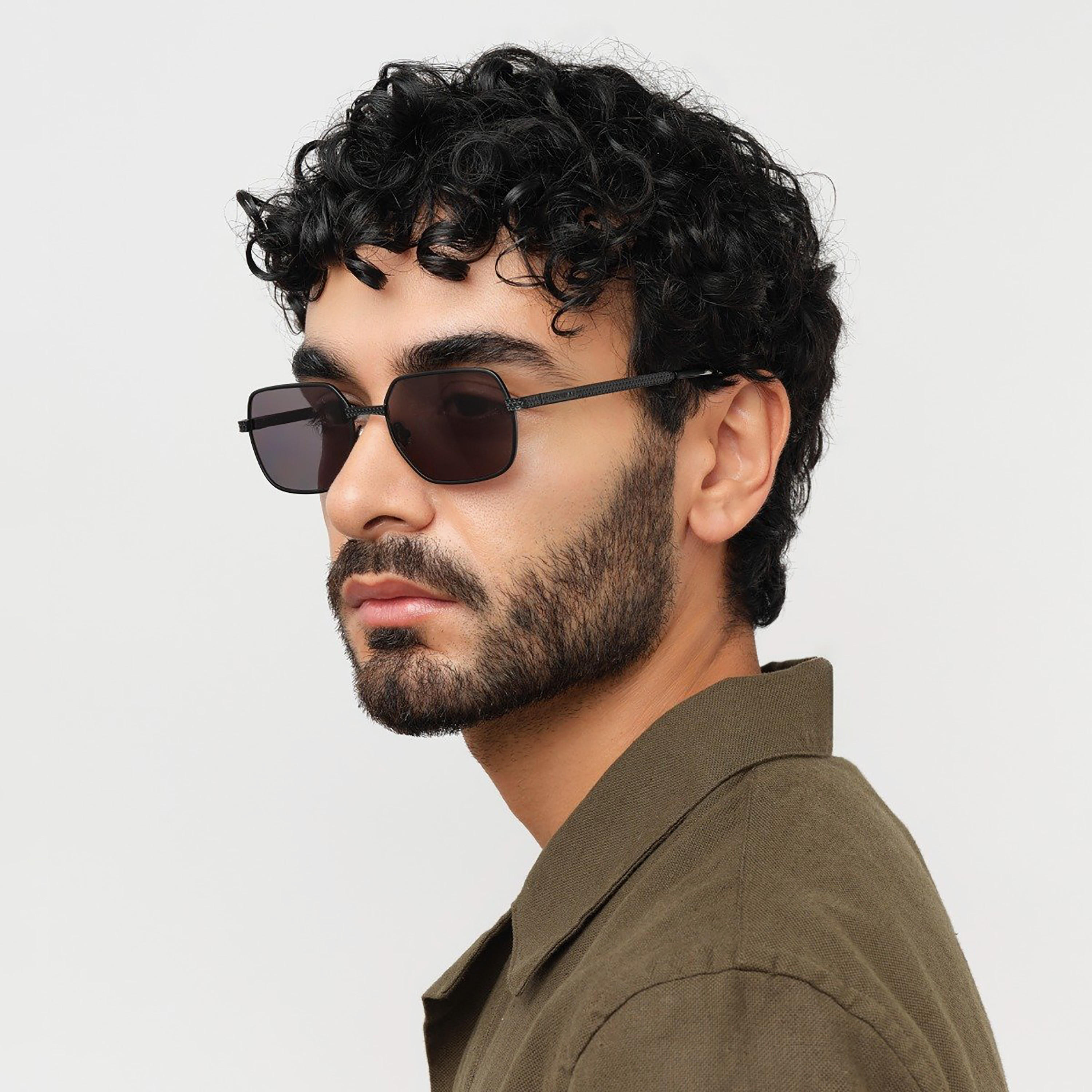 30Sundays Nefoud 55 MM Grey Geometric Sunglasses | sm40107-30s-000423-0107-55-men-sunglasses-image-5