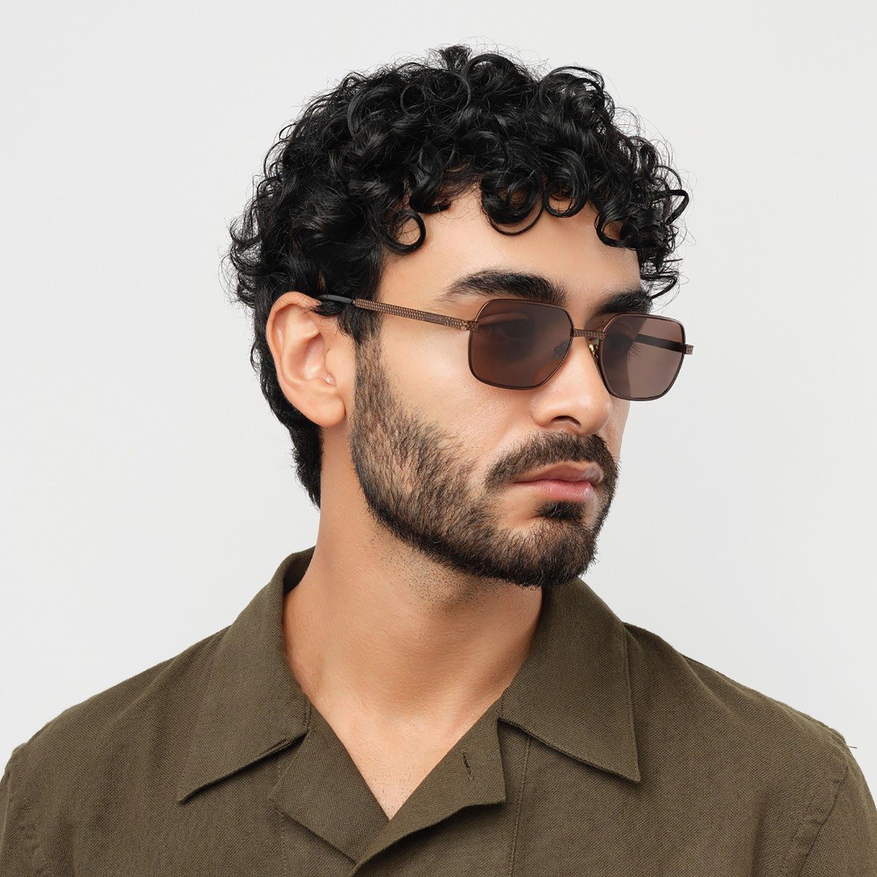 30Sundays Nefoud 55 MM Brown Geometric Sunglasses | sm40404-30s-000423-0404-55-men-sunglasses-image-6